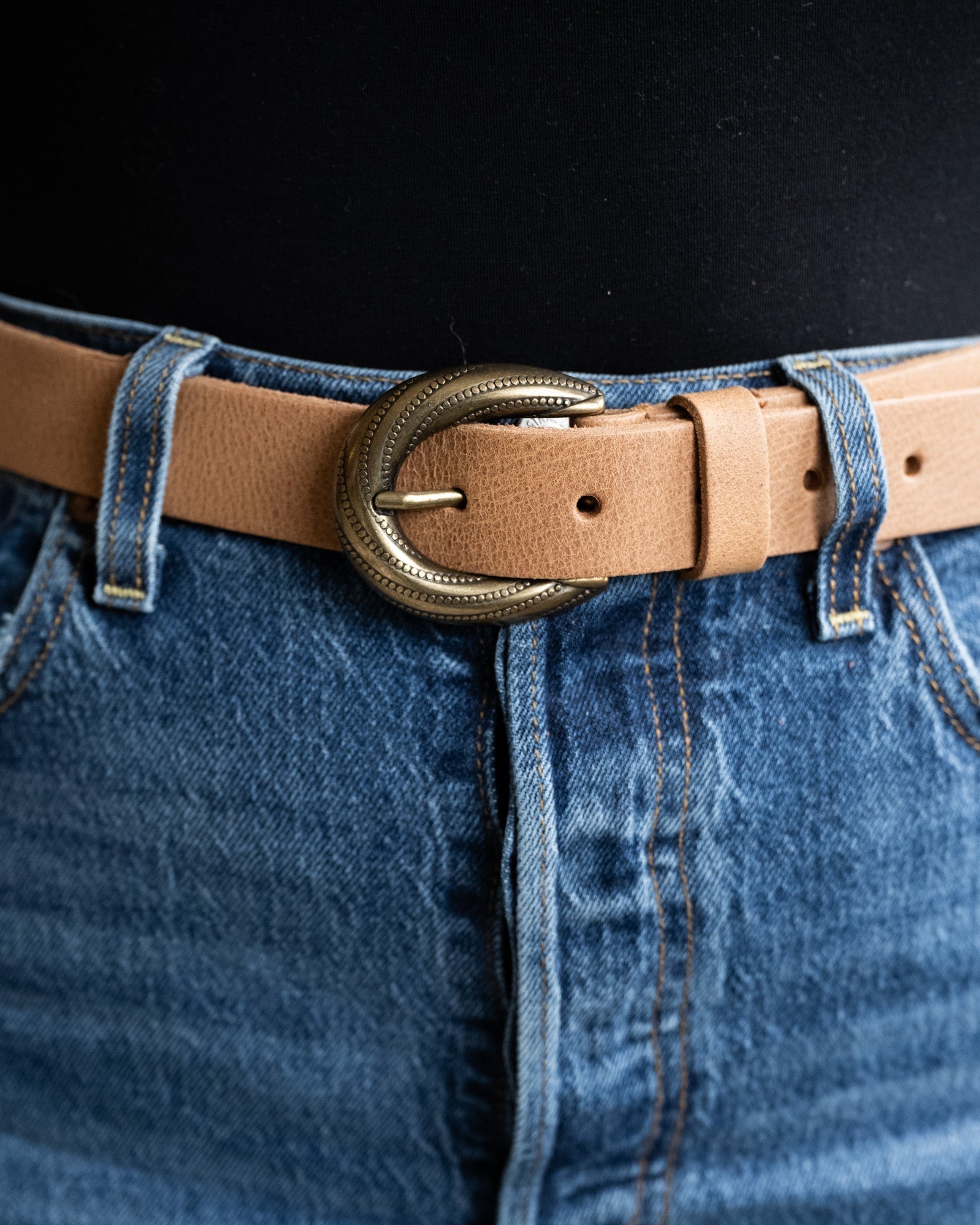 Belt Vintage Natural Gold