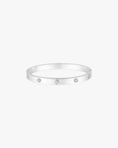Blanca Bangle - Silver - AYUNA