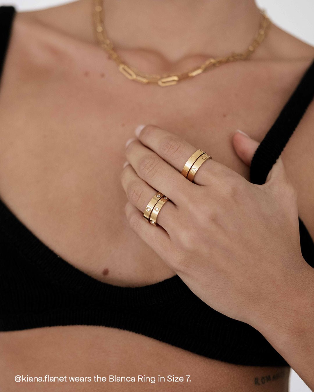 Blanca Ring - Gold - AYUNA