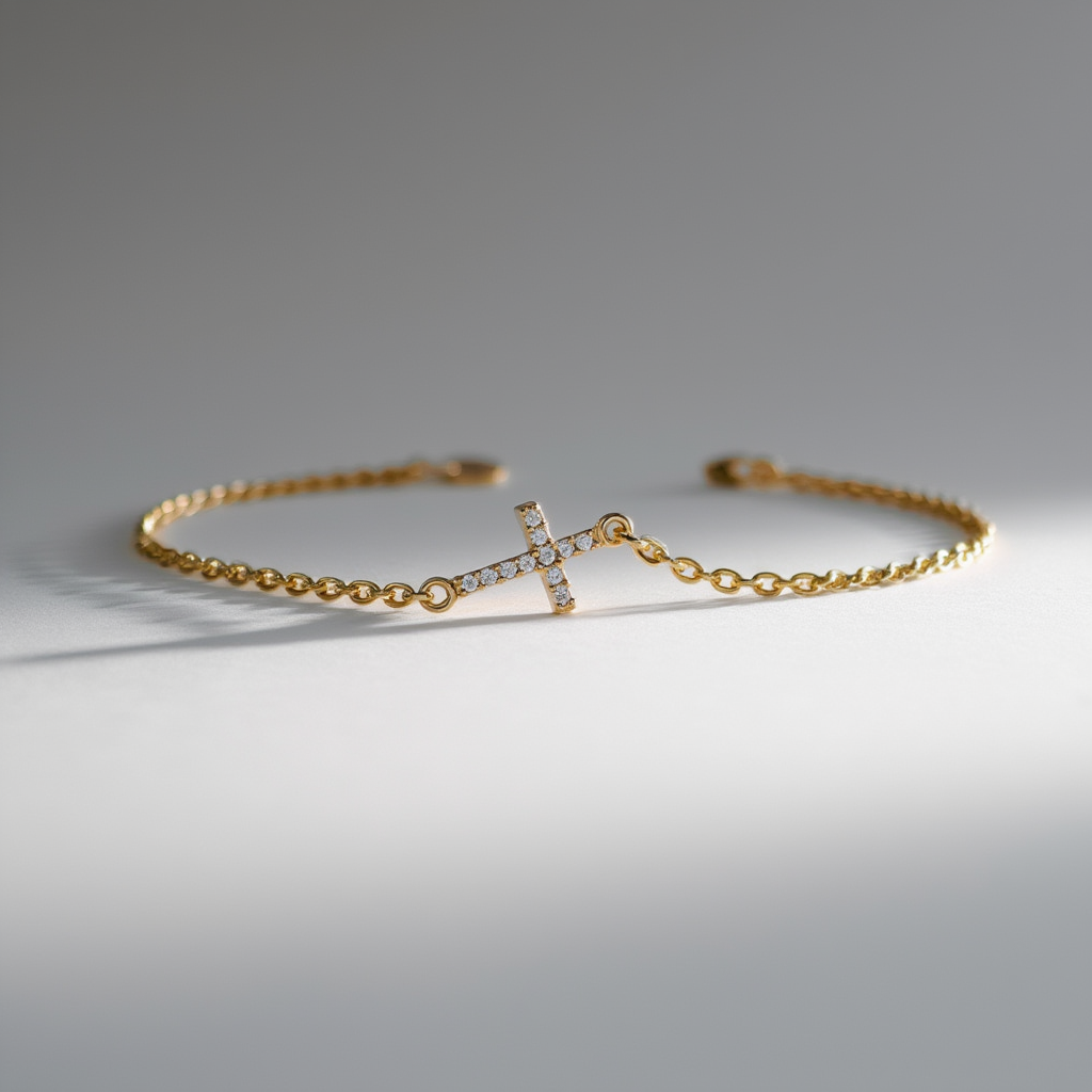 Dainty Cross Bracelet