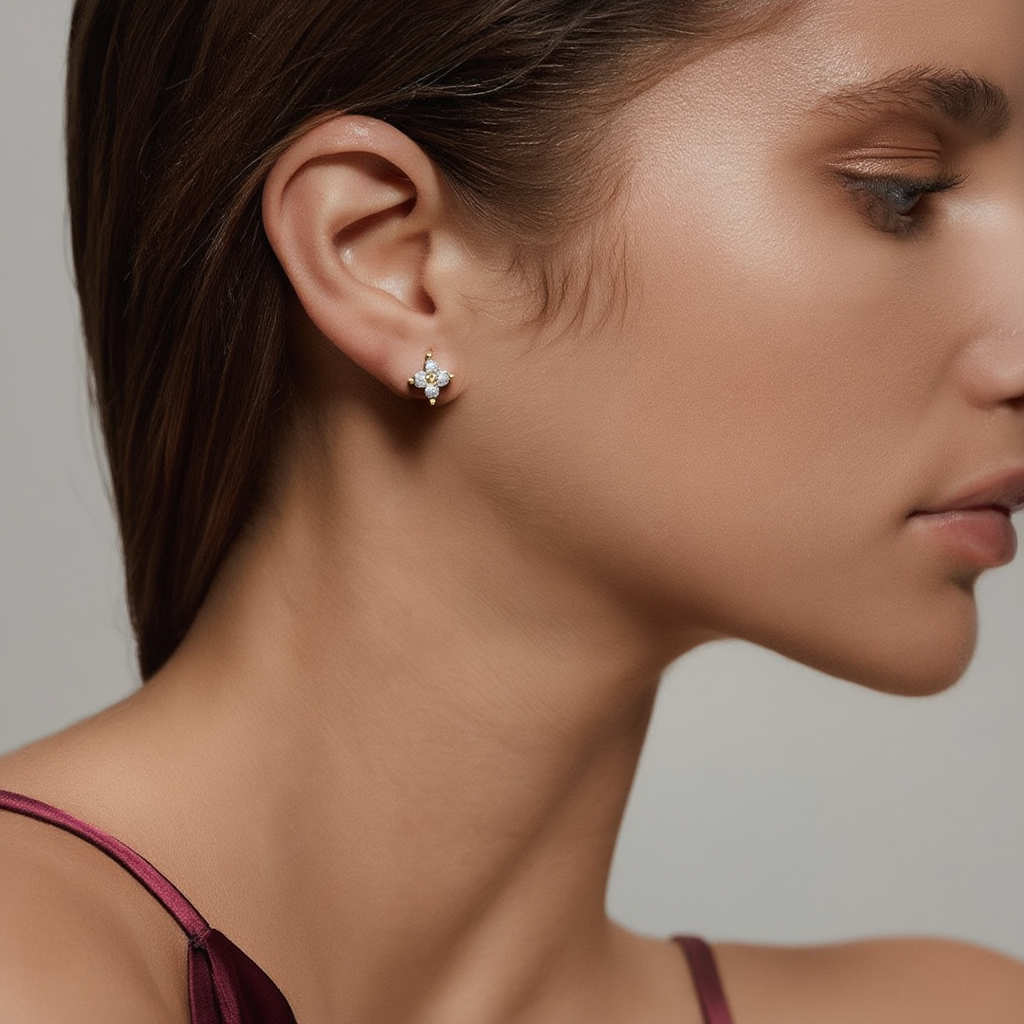 Pendientes Loria - Oro