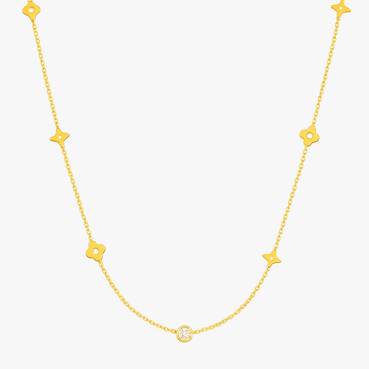 Carrie Clover Necklace - AYUNA