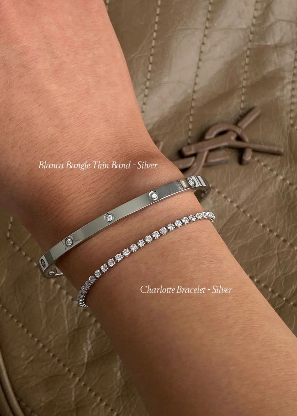 Charlotte Bracelet - Silver - AYUNA