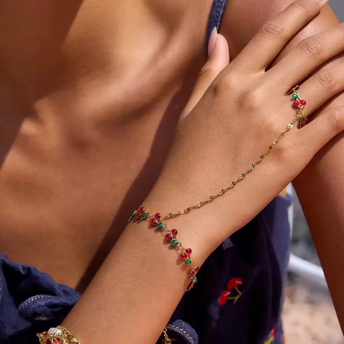 Cherry Hand Chain - AYUNA