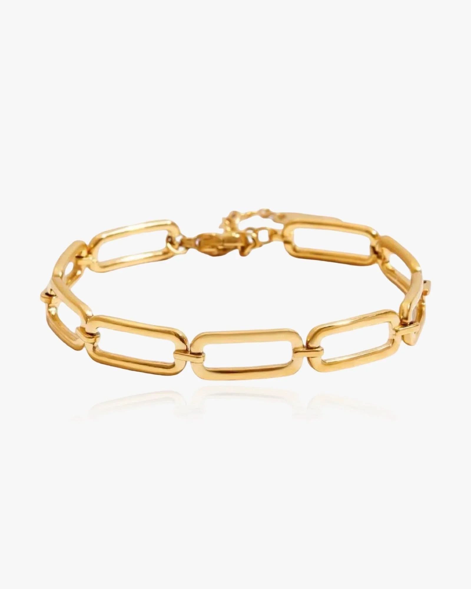 Chunky Paperclip Chain Bracelet - AYUNA