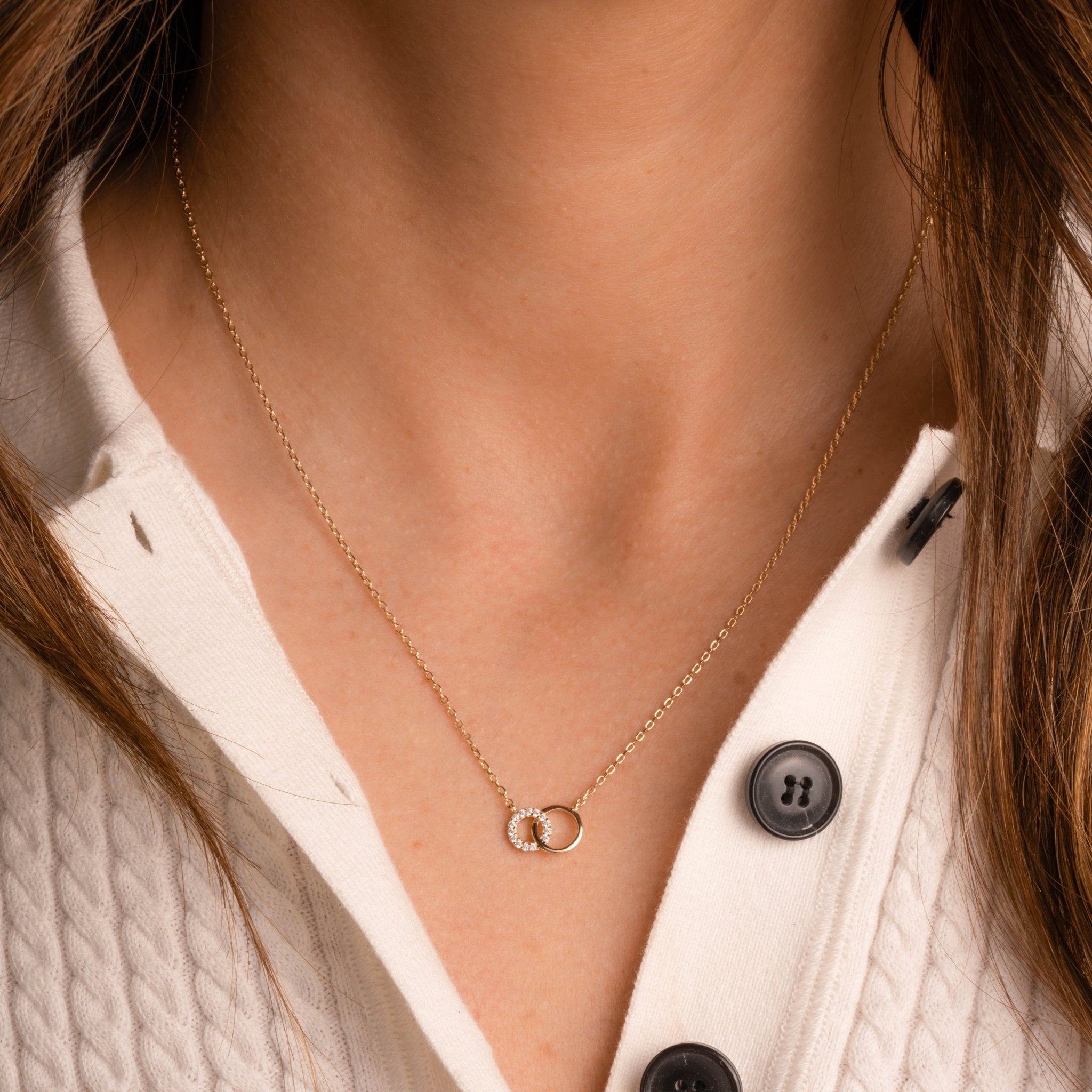 Circle Link Necklace - AYUNA