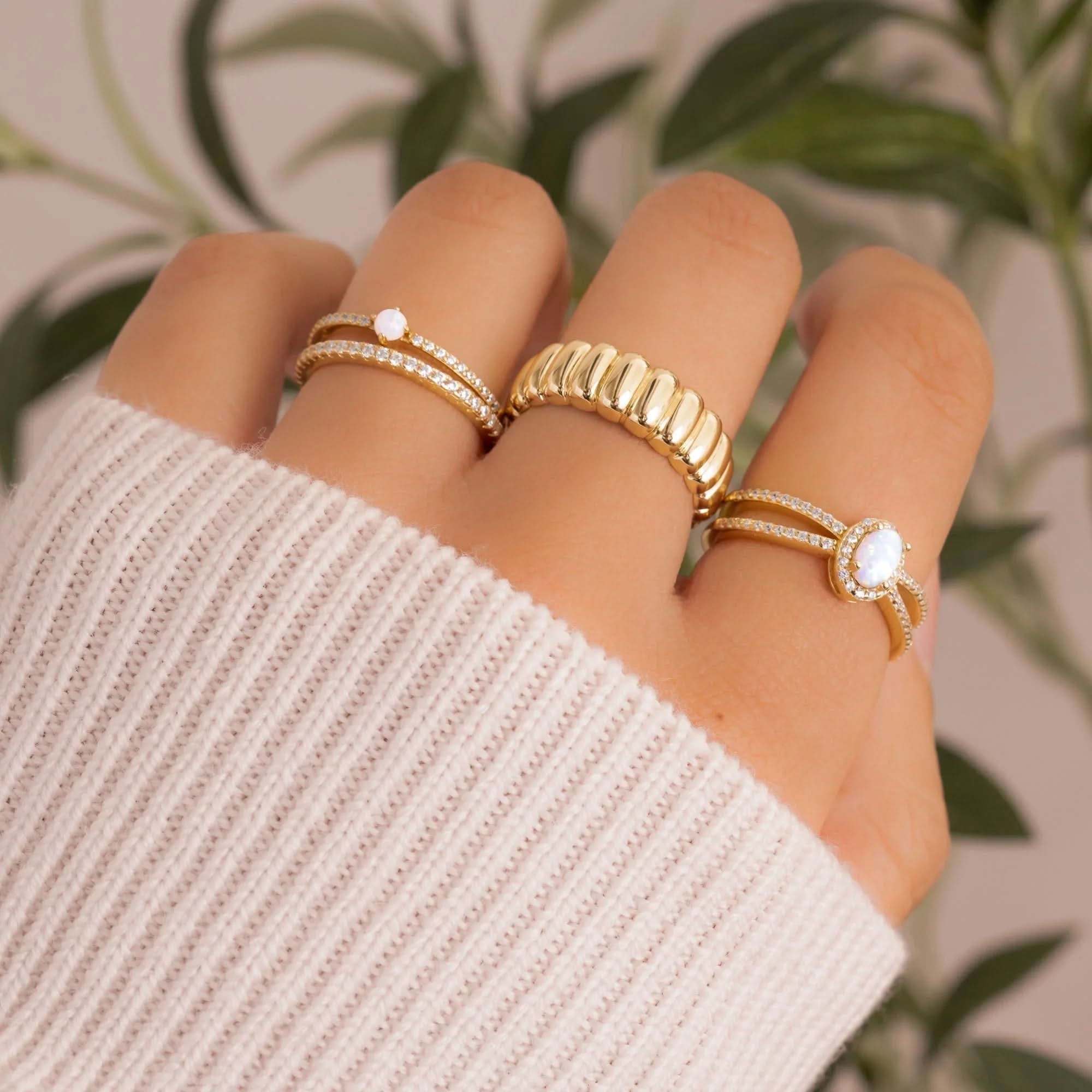 CZ Eternity Ring - AYUNA