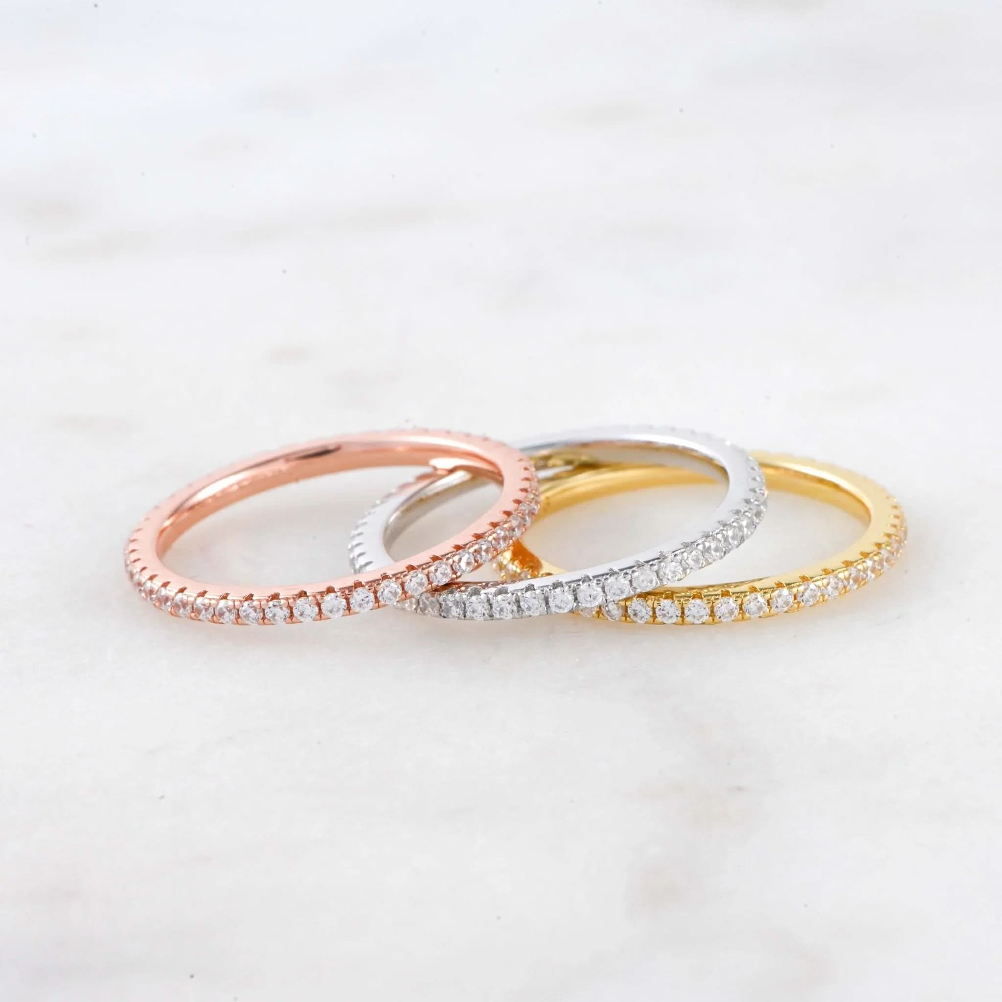 CZ Eternity Ring - AYUNA