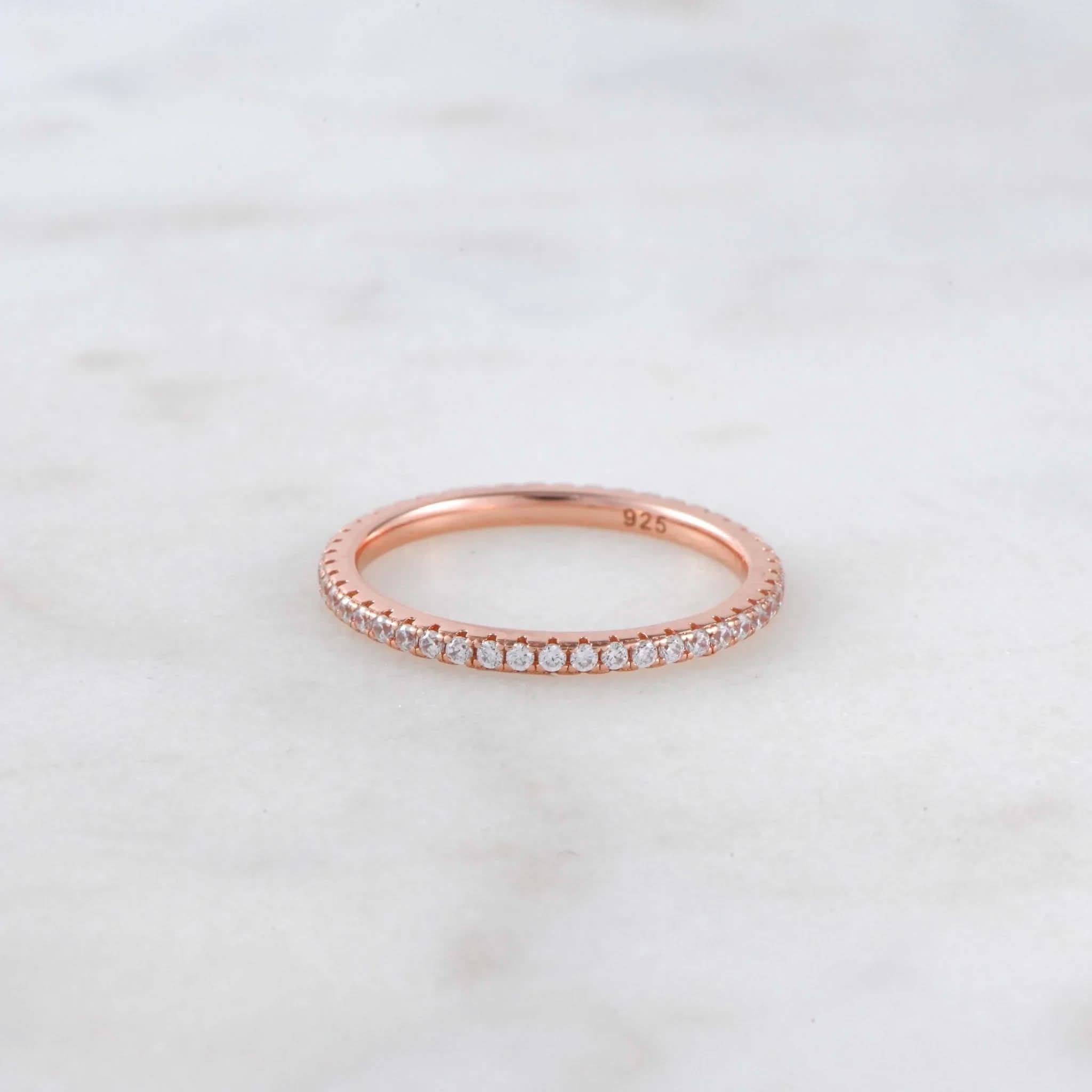 CZ Eternity Ring - AYUNA