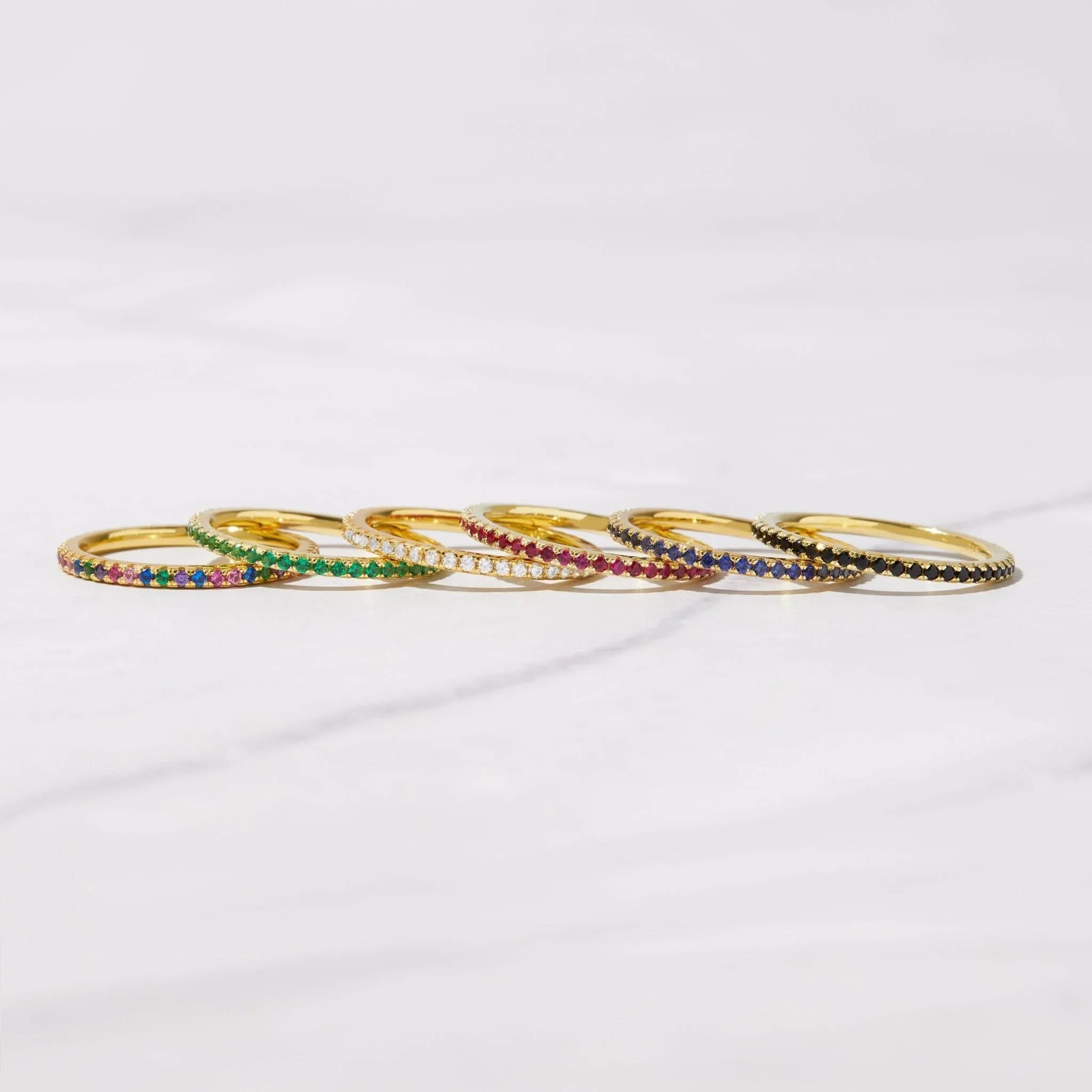 CZ Eternity Ring - AYUNA