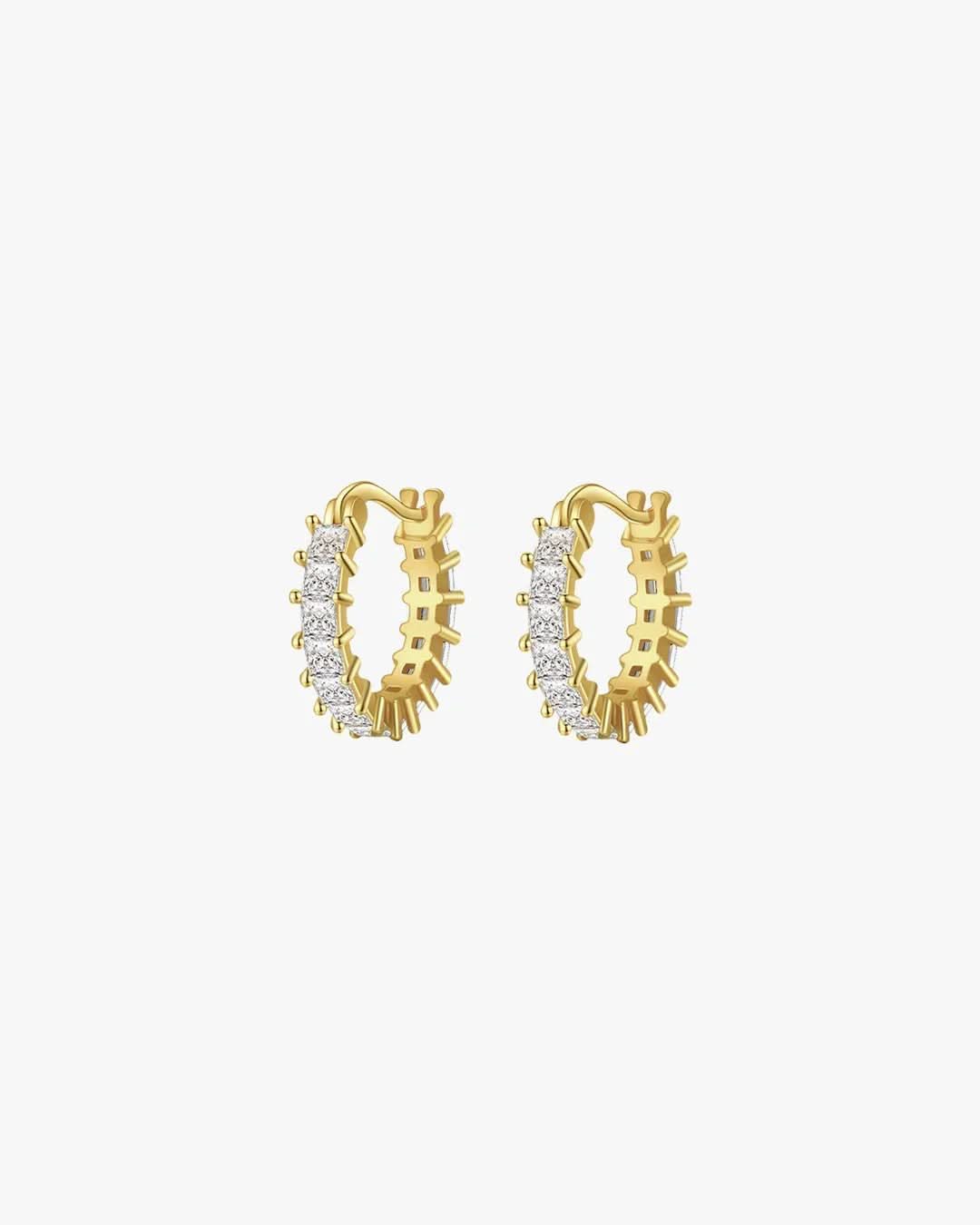 Dahlia Hoops - Gold - AYUNA