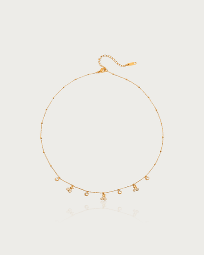 Dainty Cherry Charms Necklace - AYUNA