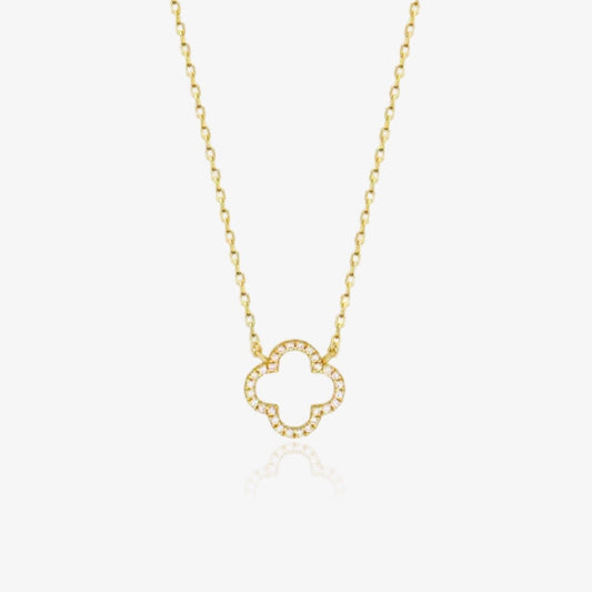 Dainty Clover Necklace - AYUNA