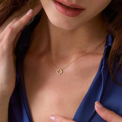 Dainty Clover Necklace - AYUNA