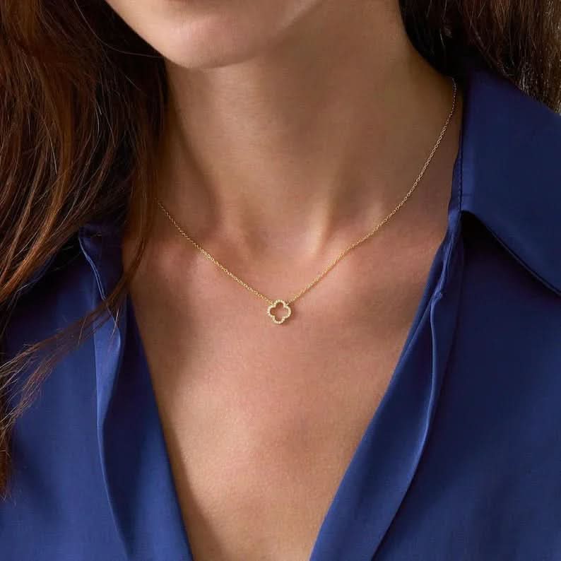 Dainty Clover Necklace - AYUNA