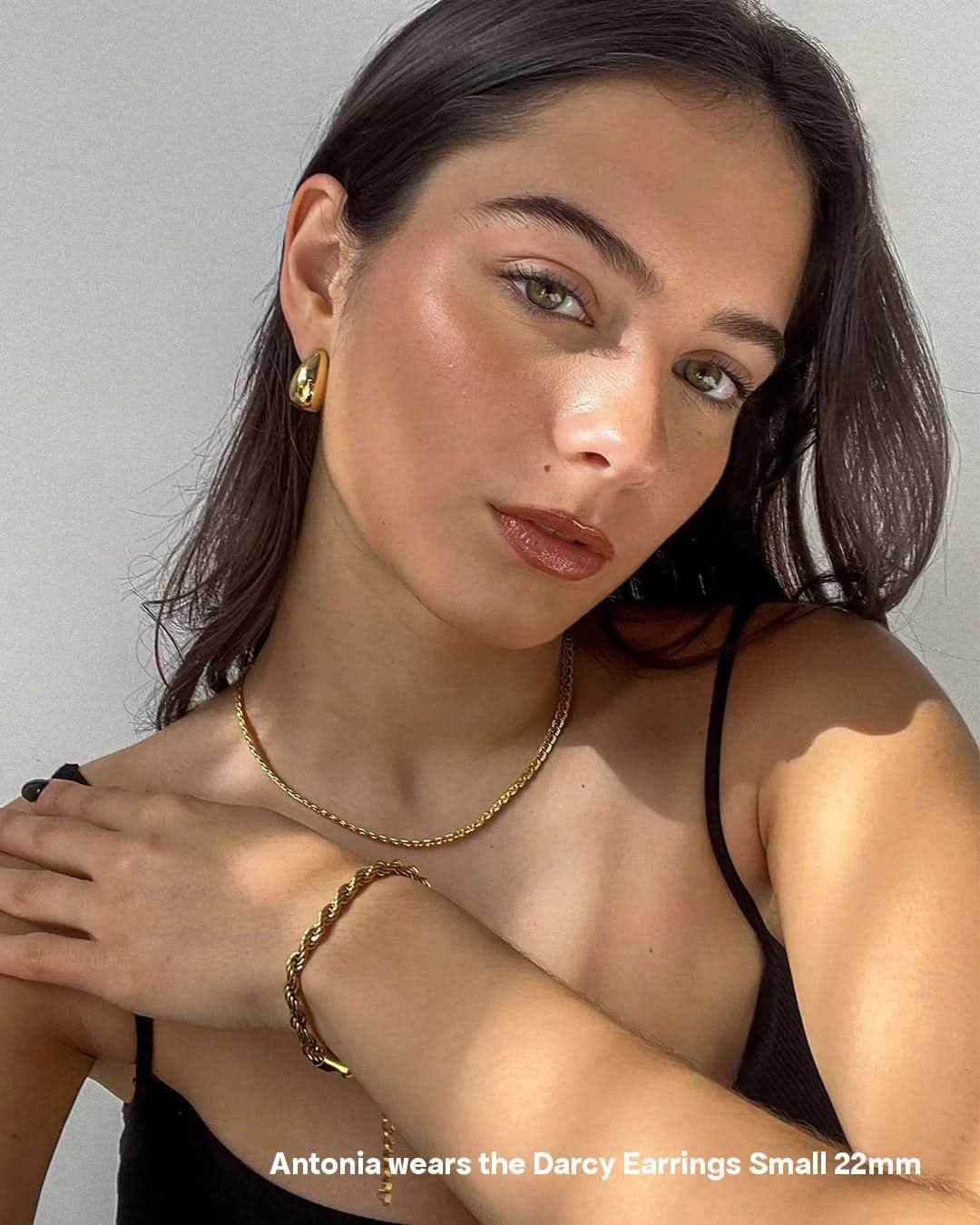 Darcy Earrings - Gold - AYUNA