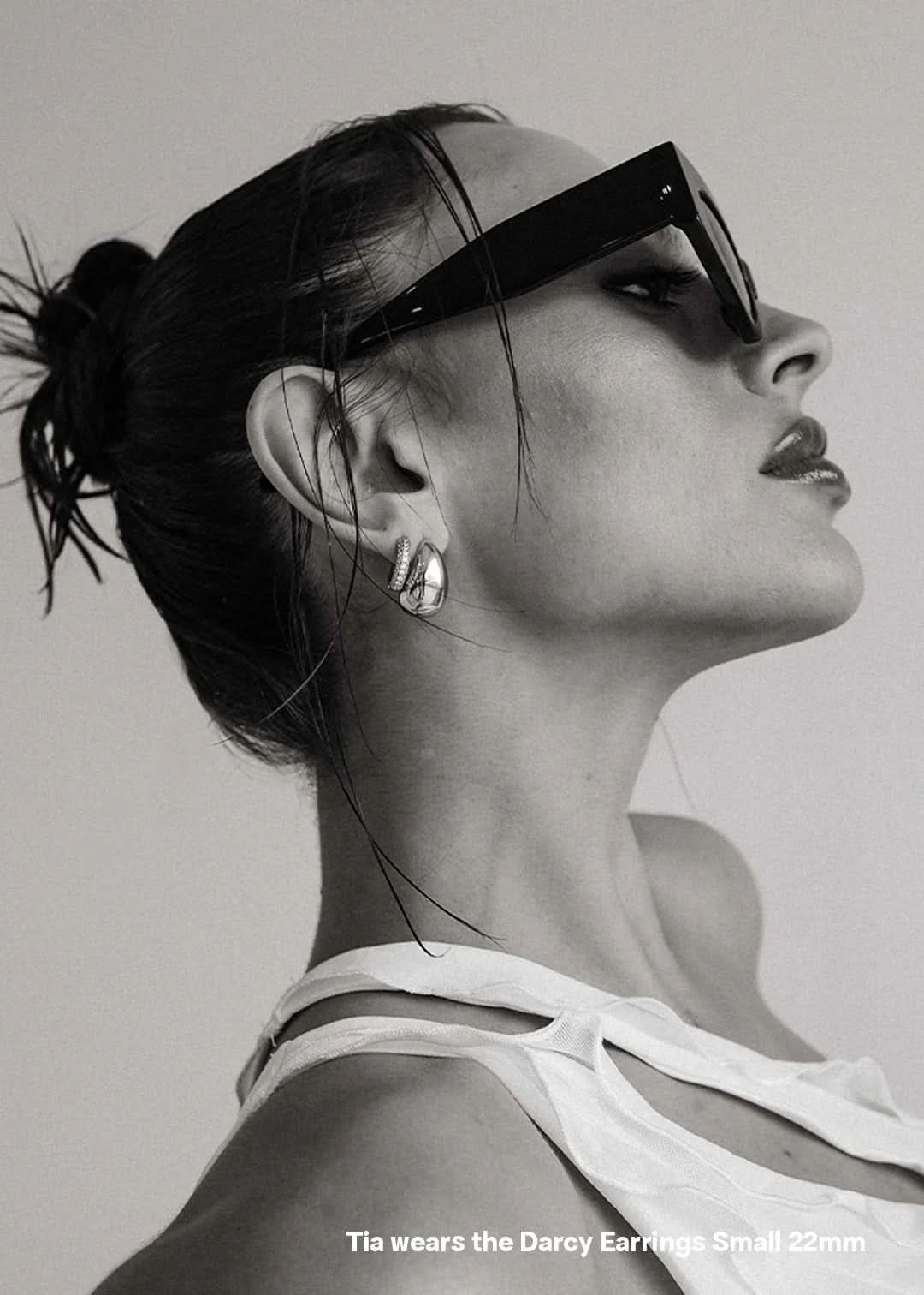 Darcy Earrings - Silver - AYUNA