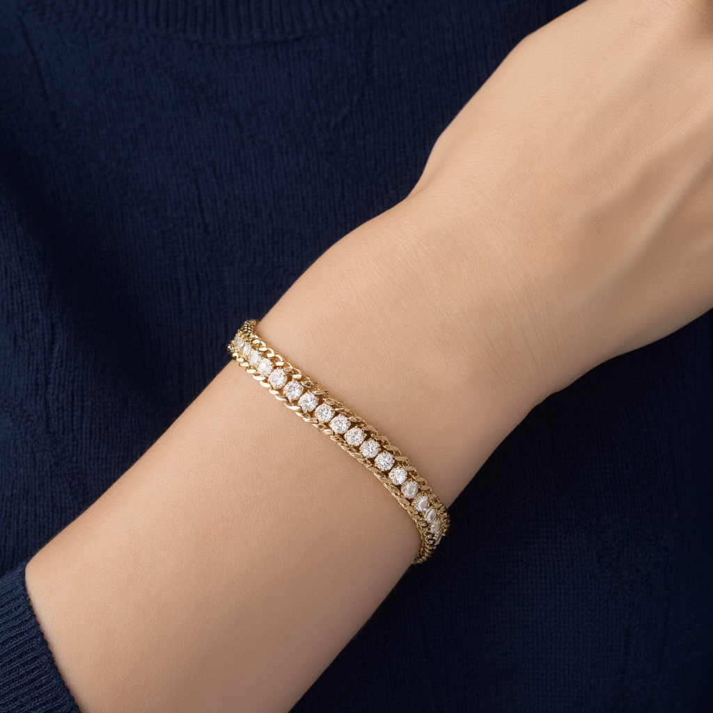 Elevated Tennis Bracelet