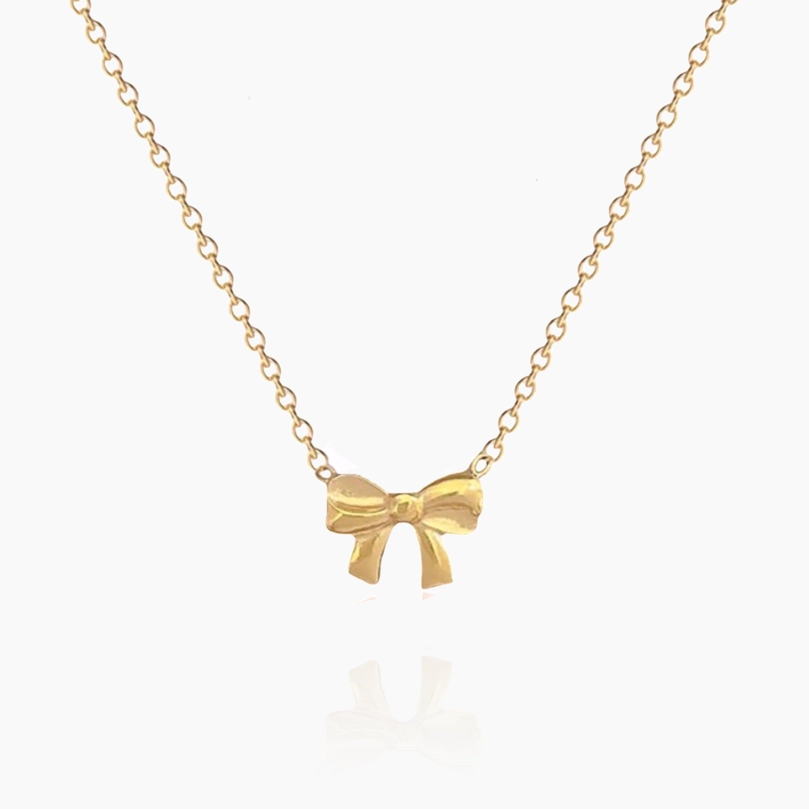 Delicate Bow Tie Necklace - AYUNA