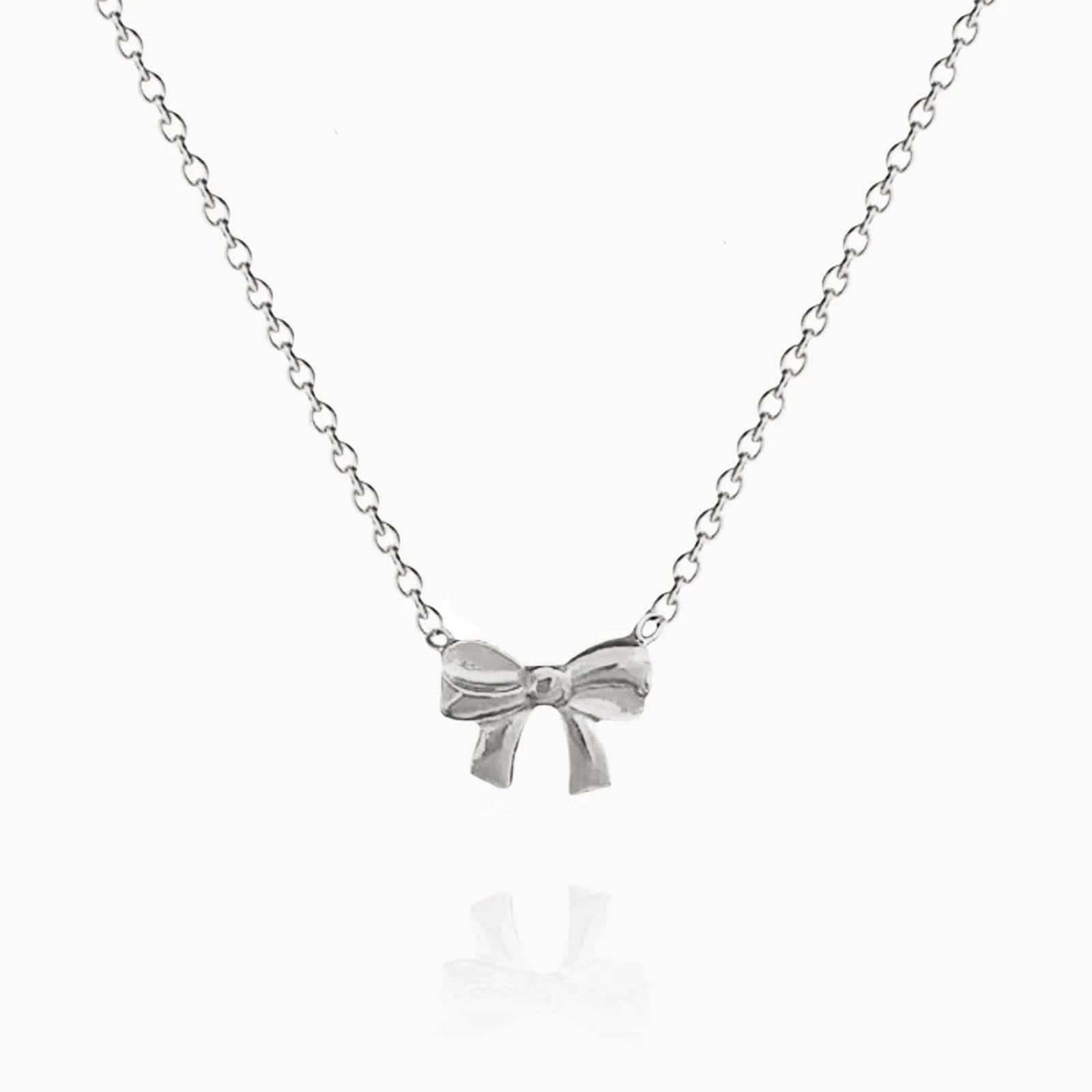 Delicate Bow Tie Necklace - AYUNA