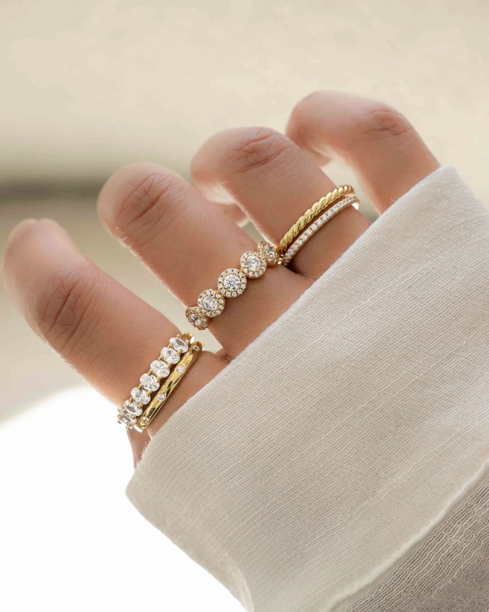 Diamond Multi - Stone Ring - AYUNA