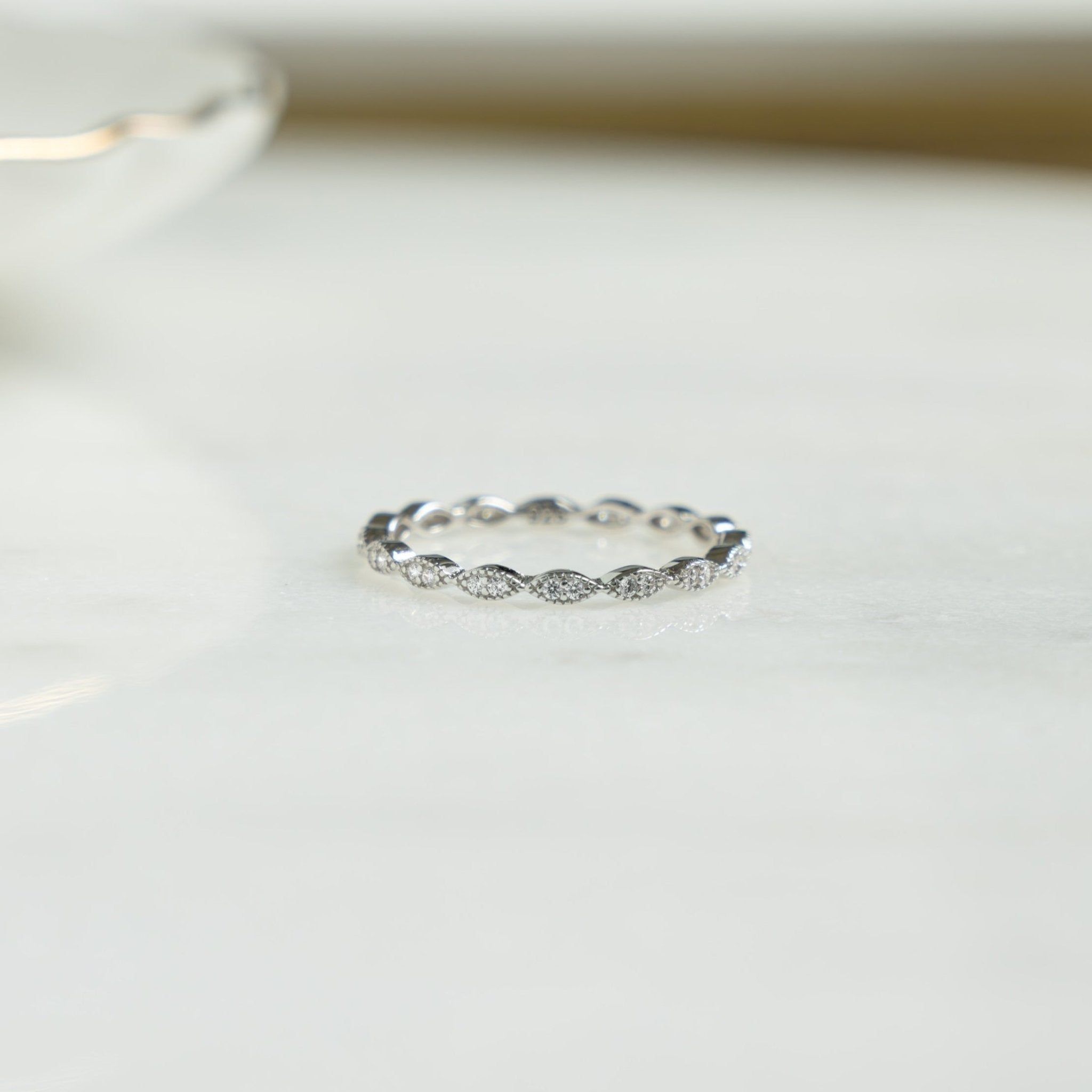 Diamond Stacking Ring - AYUNA