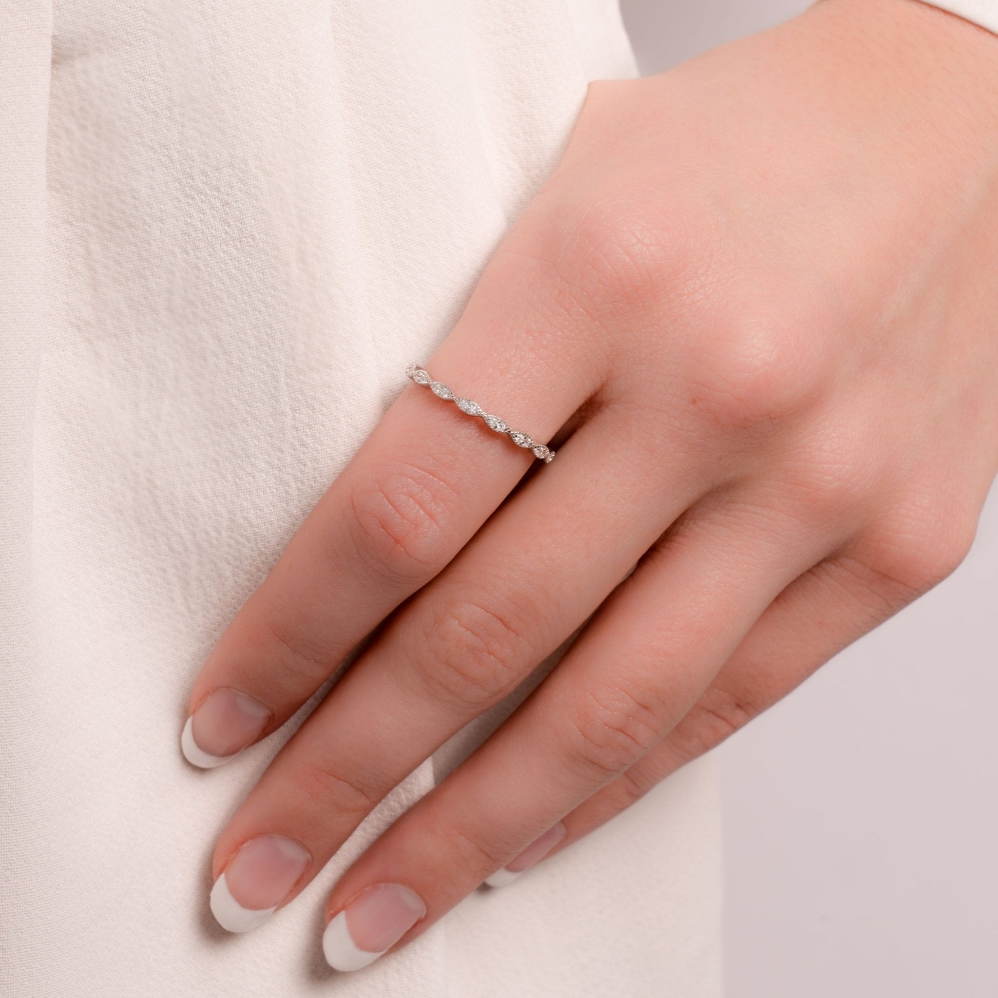 Diamond Stacking Ring - AYUNA