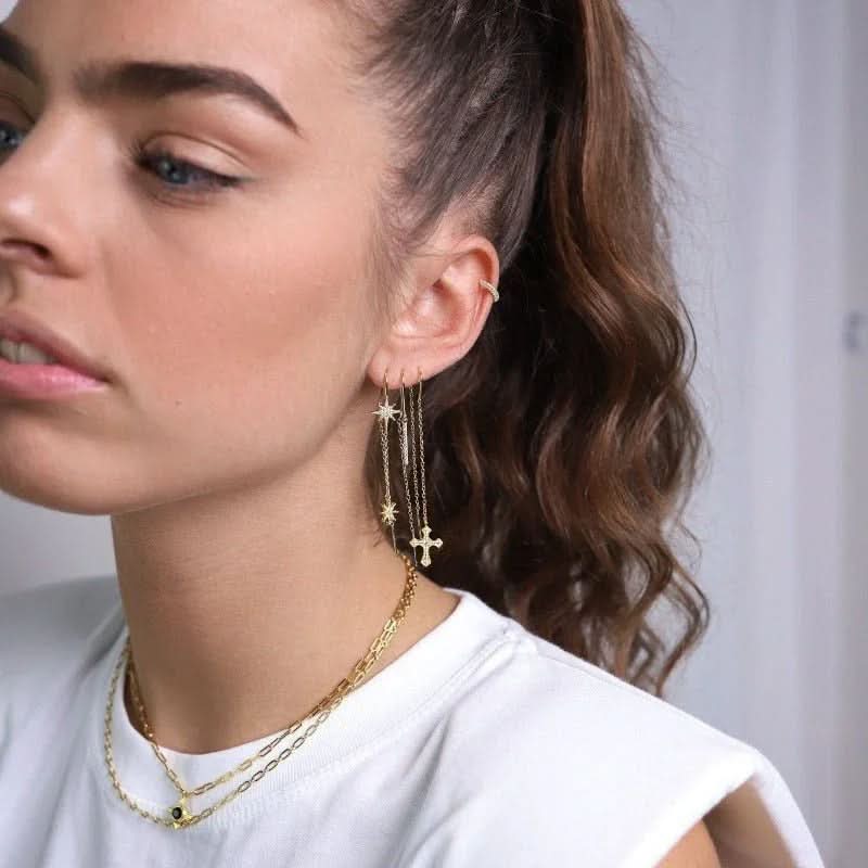 Dubble Star Earrings - AYUNA