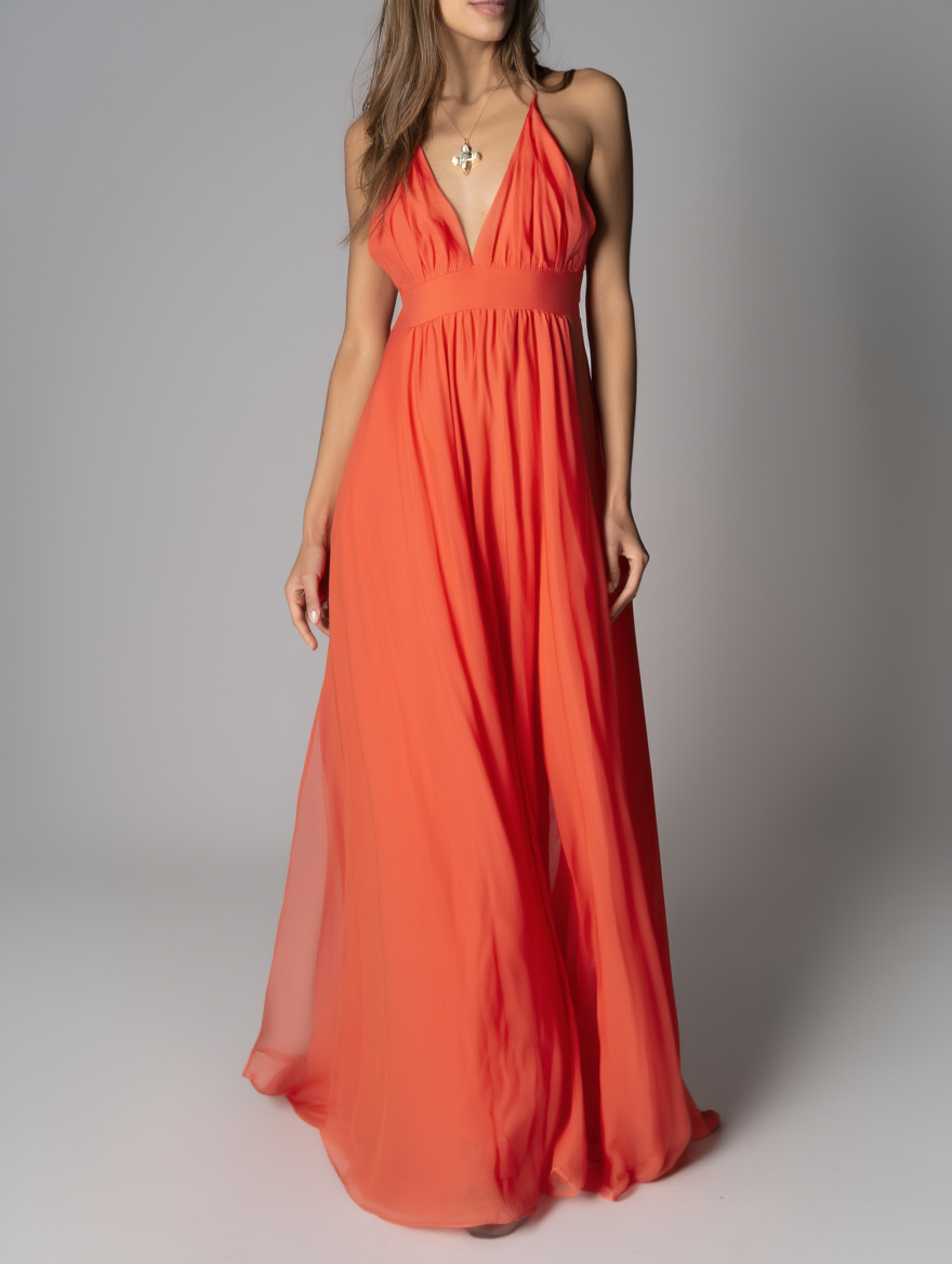 Collar de cruz fundida - Perla natural