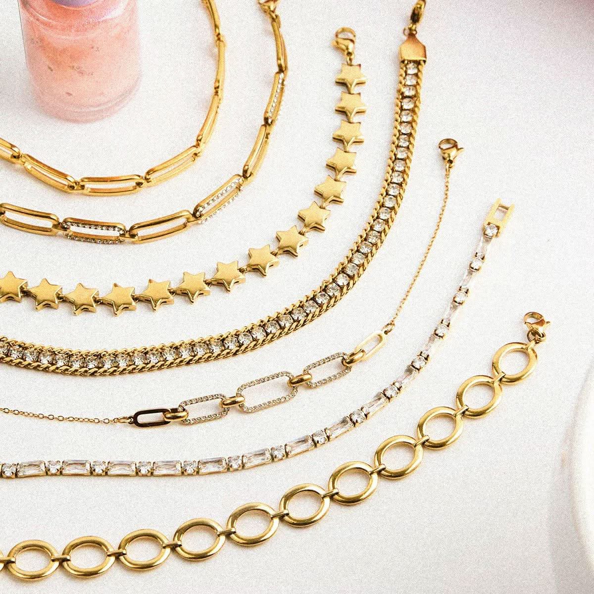 Elevated Chain Link Bracelet - AYUNA