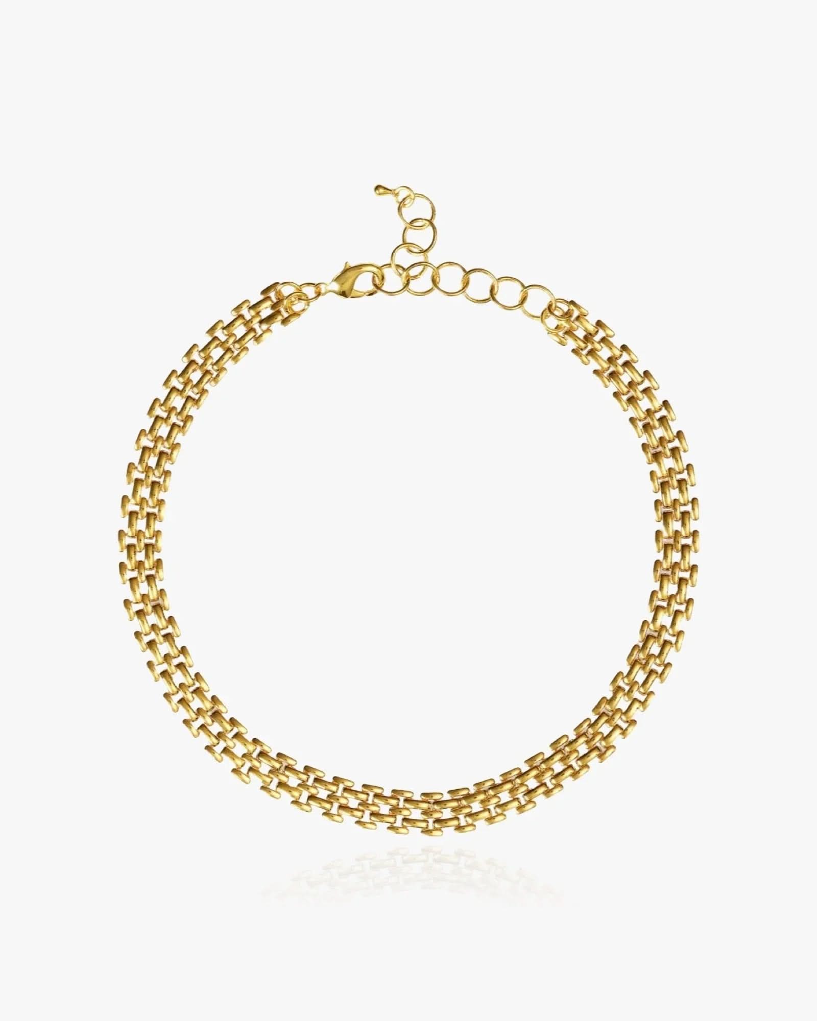 Elevated Mesh Chain Choker - AYUNA