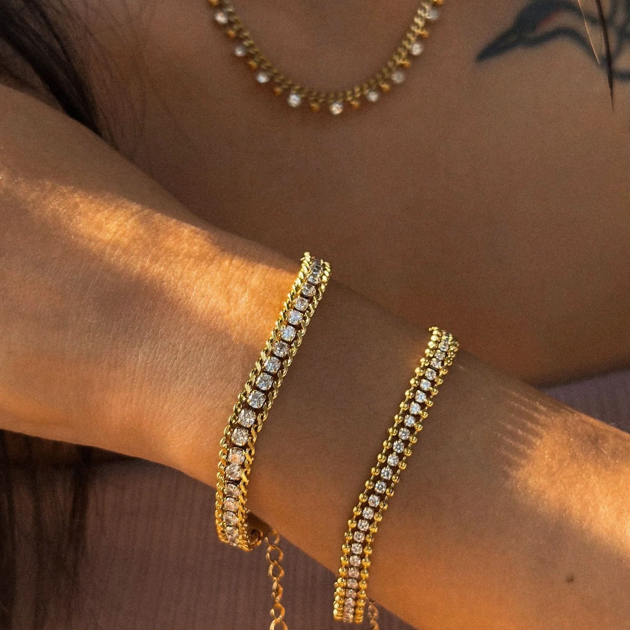 Elevated Tennis Bracelet - AYUNA