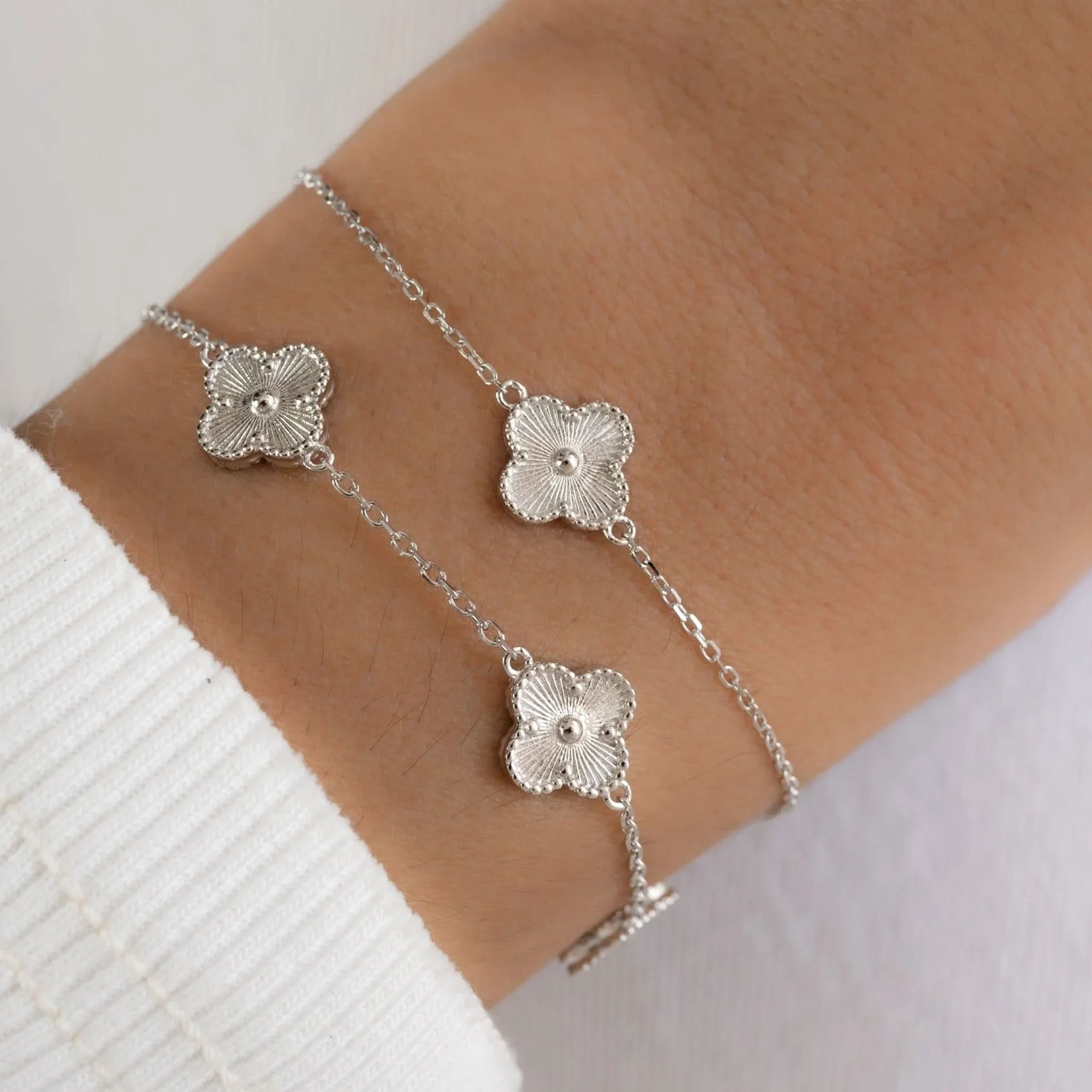 Ella Four Leaf Clover Bracelet - AYUNA