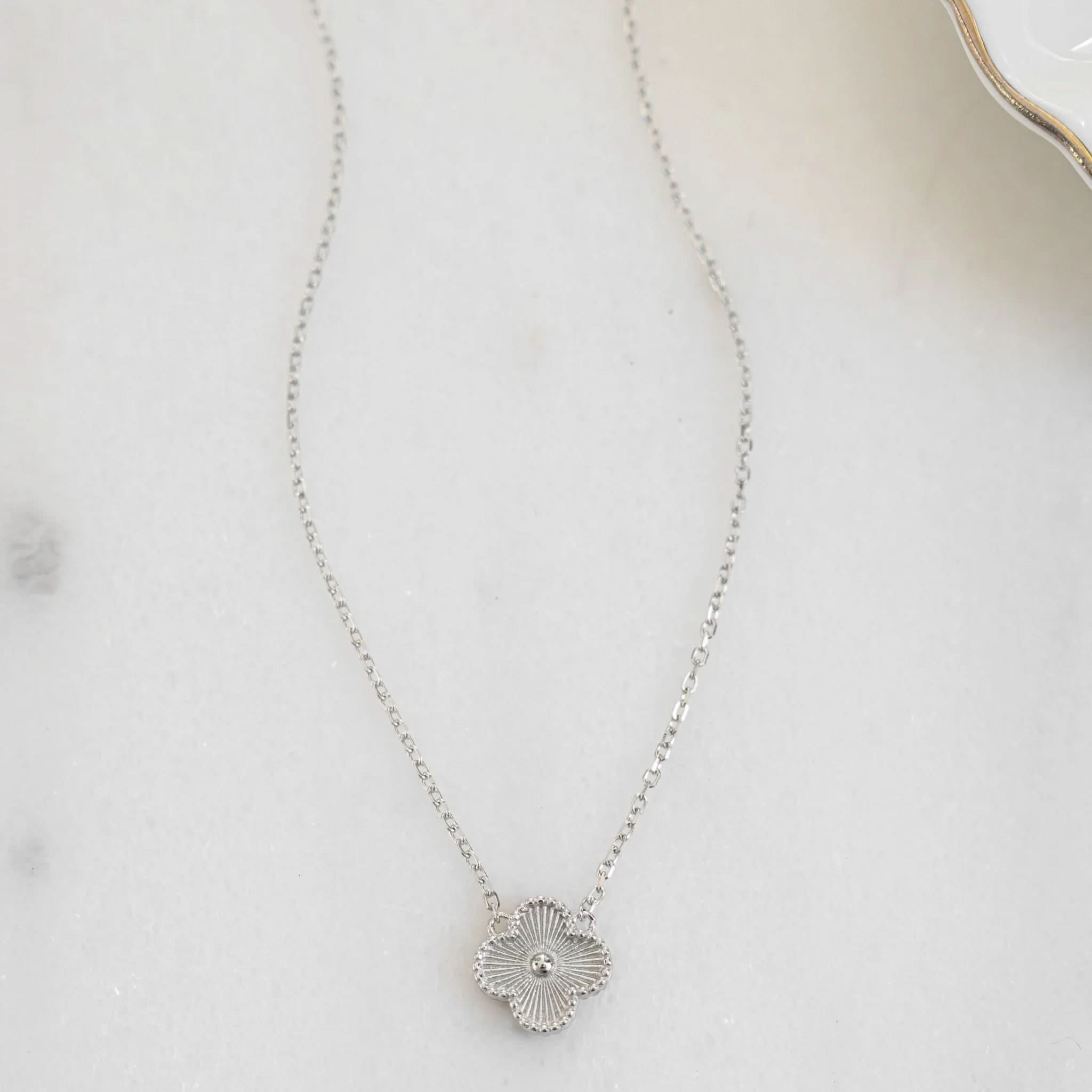 Ella Four Leaf Clover Necklace - AYUNA