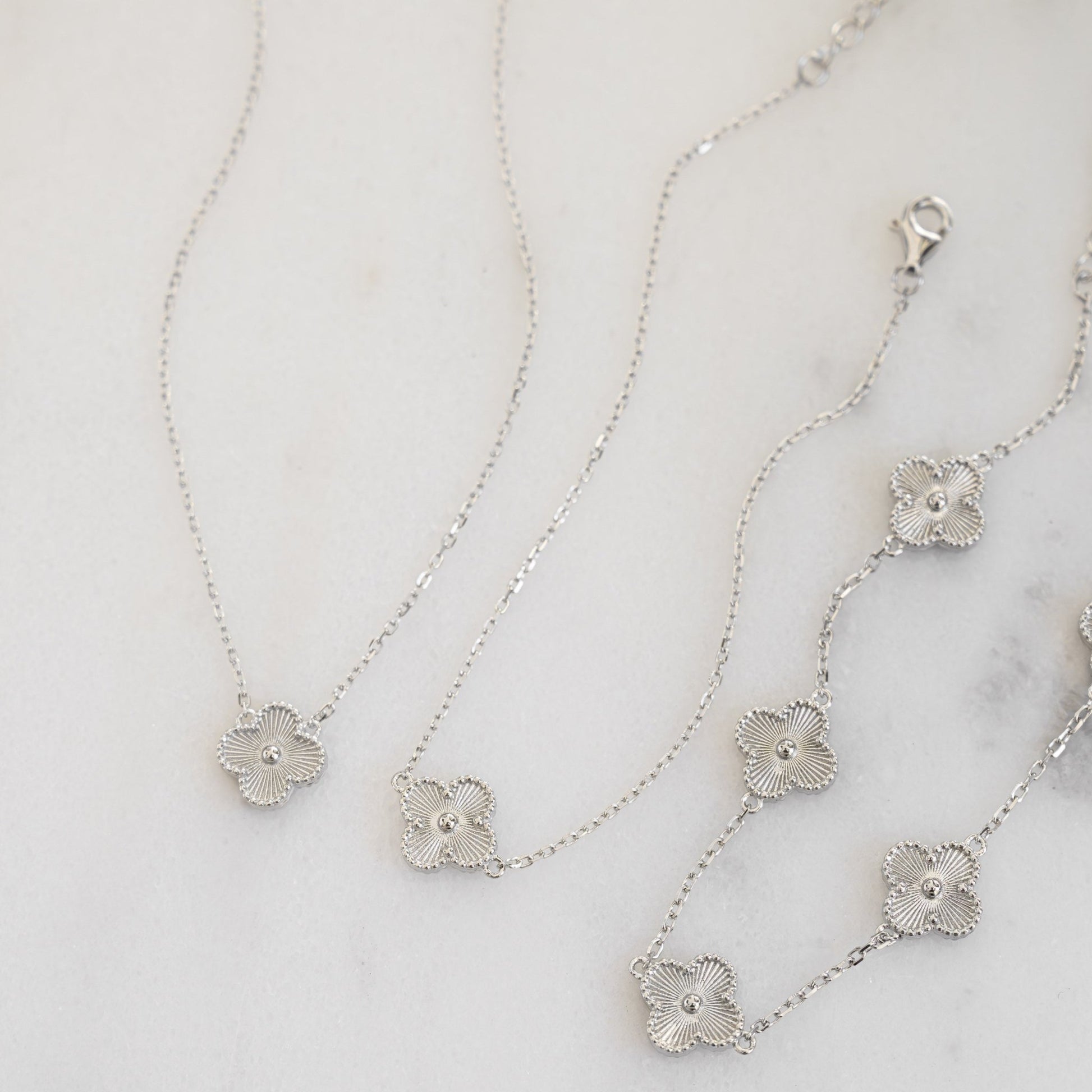 Ella Four Leaf Clover Necklace - AYUNA