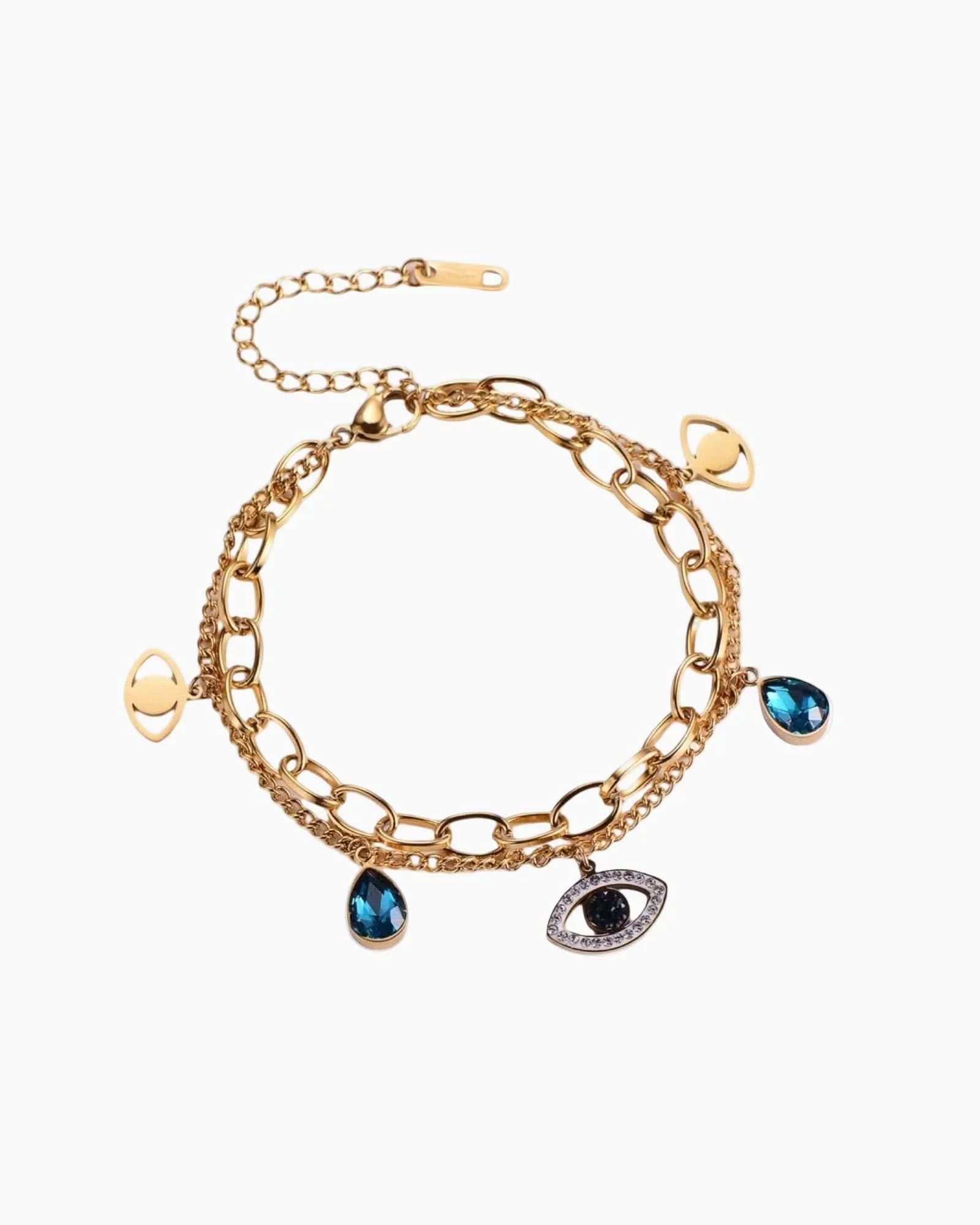 Evil Eye Crystal Bracelet - AYUNA