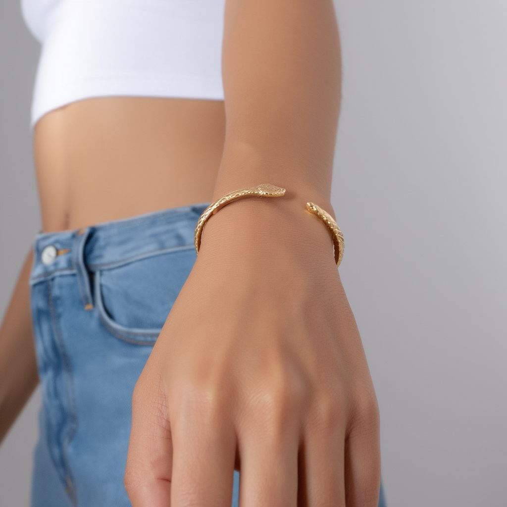 Snake Bangle Bracelet