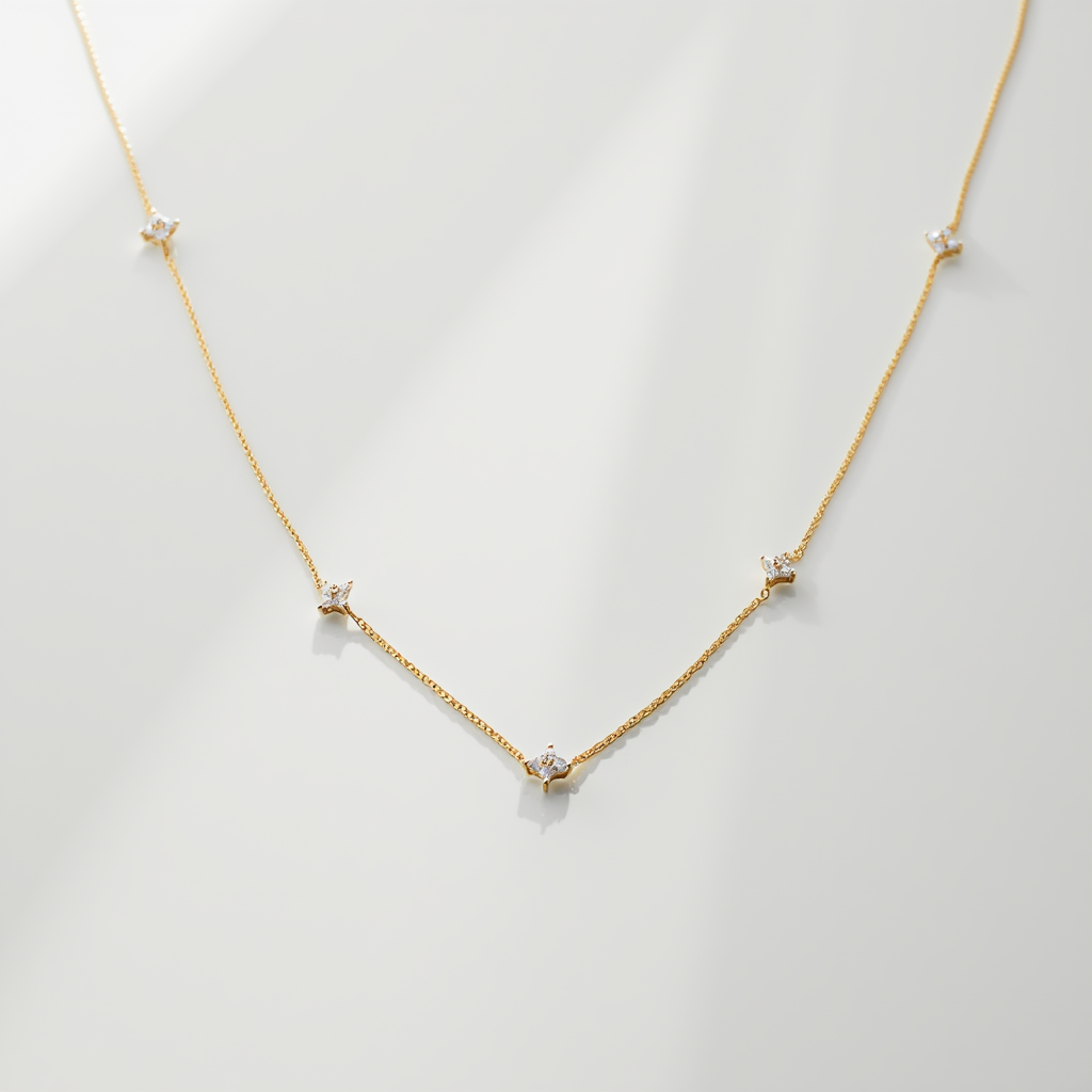 Loria Necklace Multi - Gold