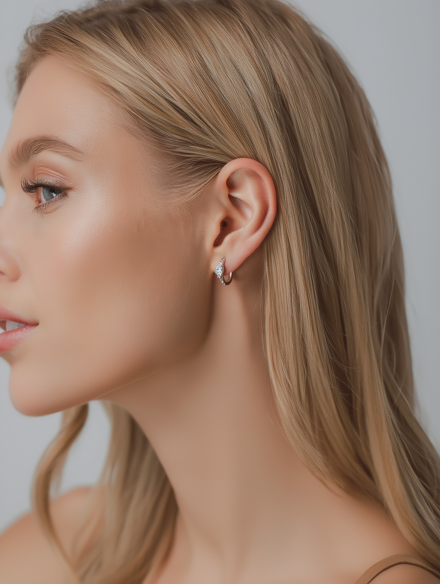 Manon Earrings - Silver