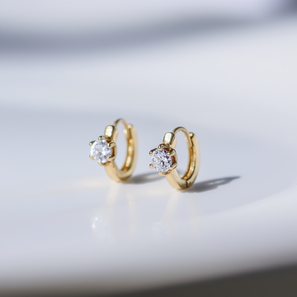 Daisy Earrings - Gold