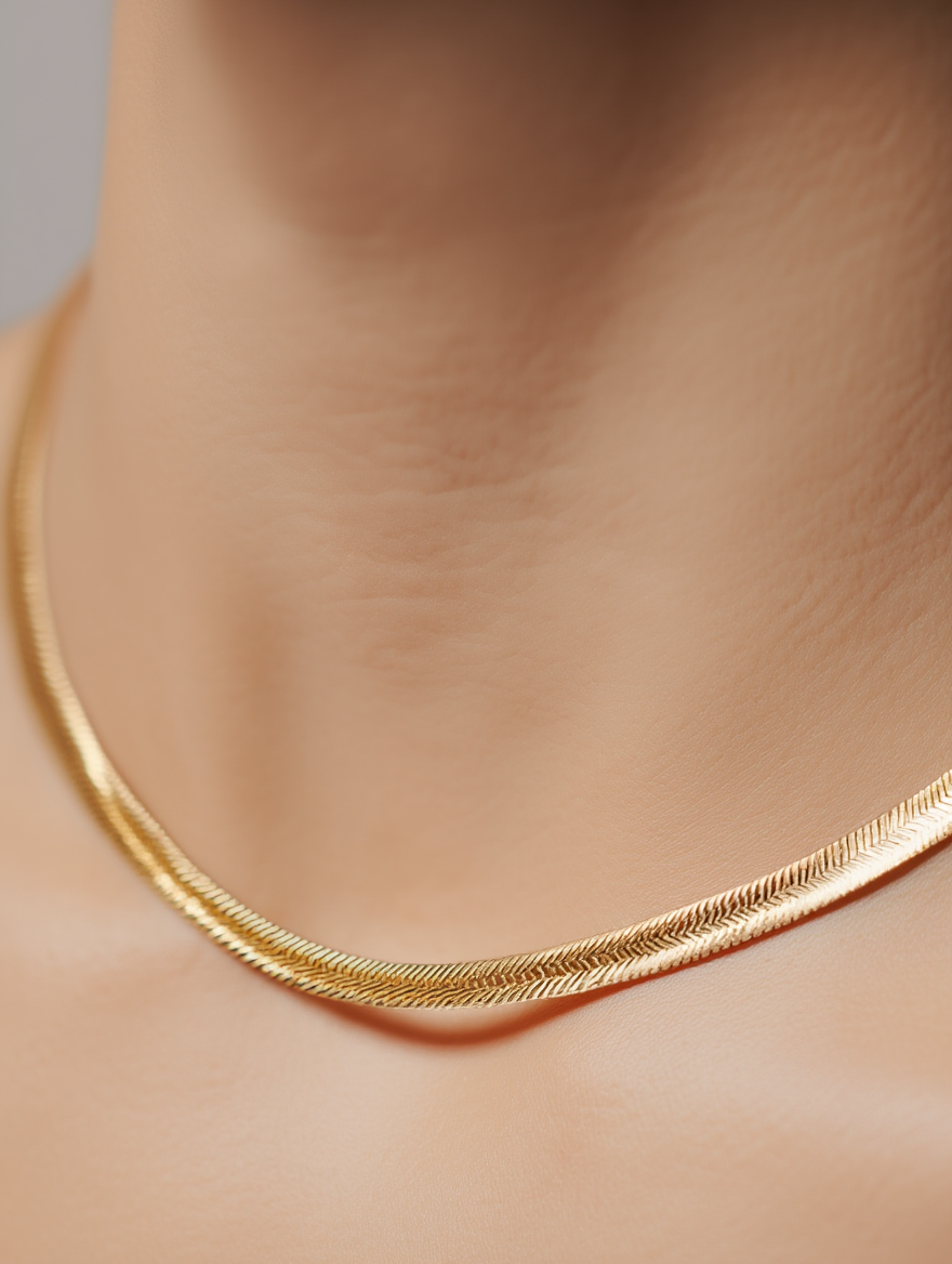 Collar Indie de 2 mm - Oro