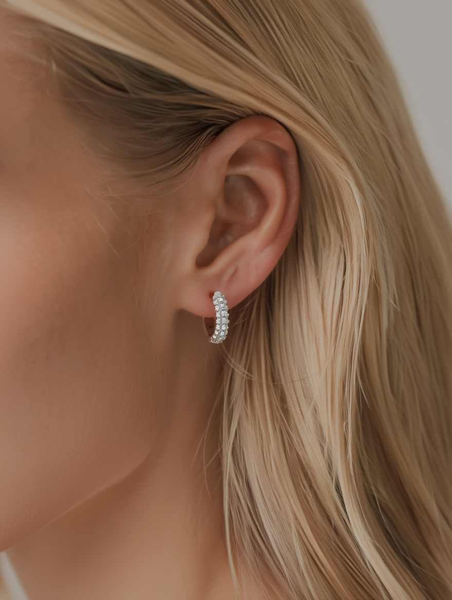 Lya Earrings - Silver