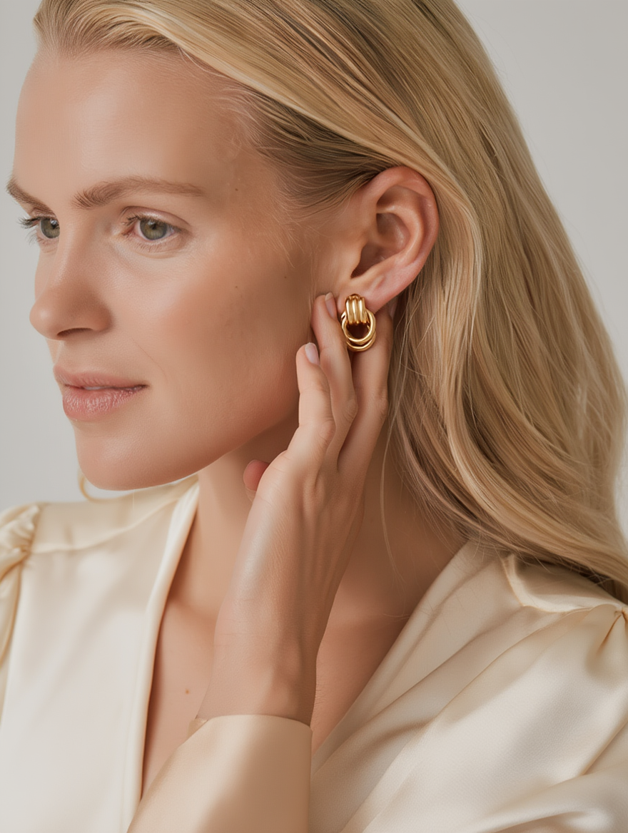 Jacquie Earrings Mini - Gold