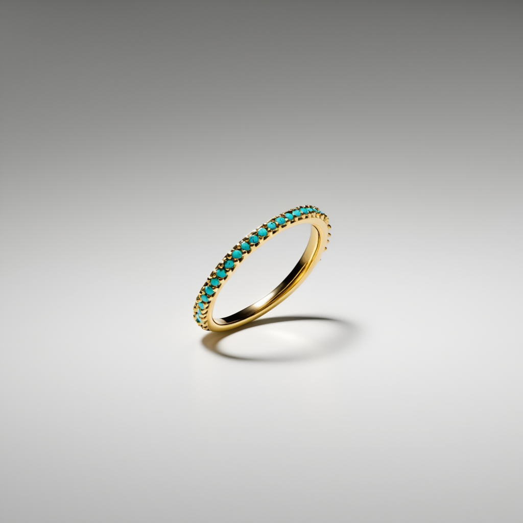 Turquoise Eternity Ring