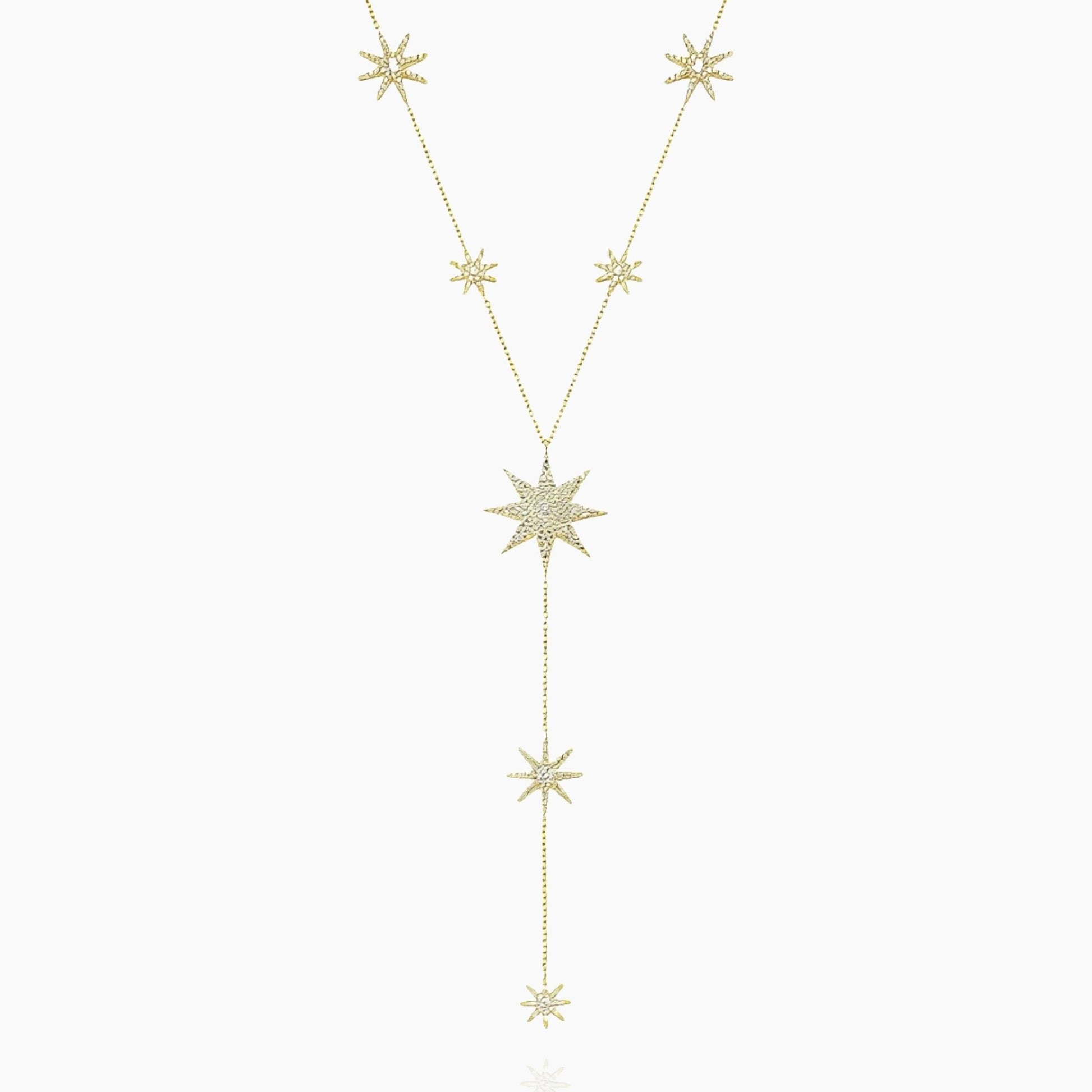 Festive Stars Y Shape Necklace - AYUNA