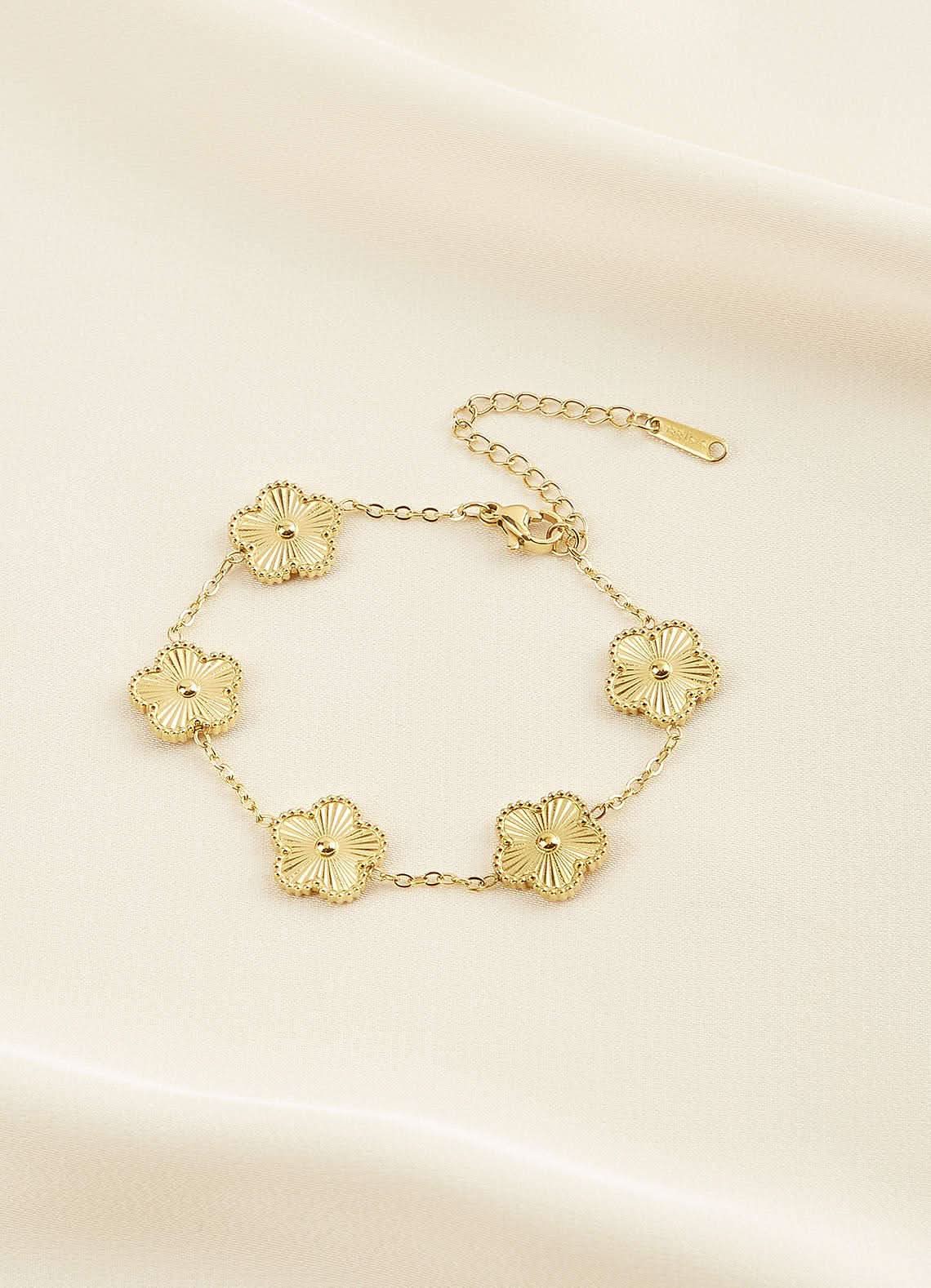 Flower Clover Bracelet - AYUNA
