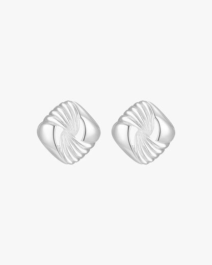 Gaia Earrings - Silver - AYUNA