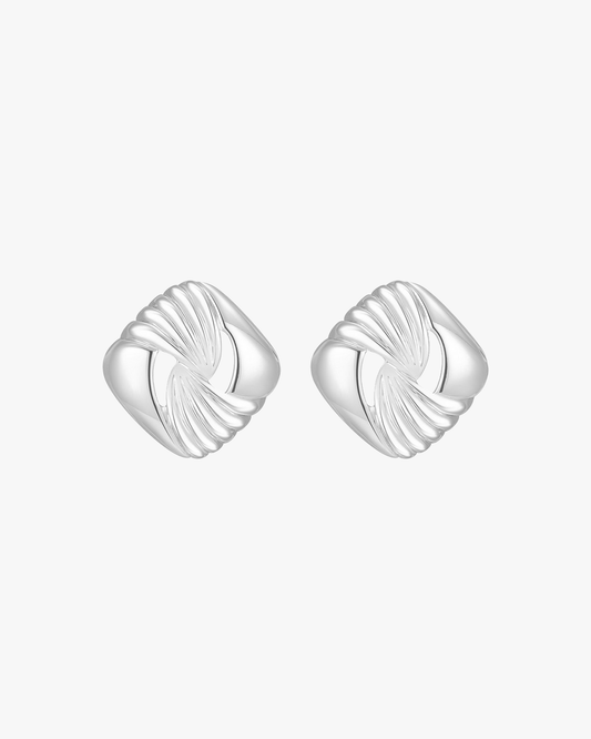 Gaia Earrings - Silver - AYUNA
