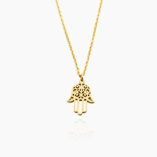 Hamsa Hand Necklace - AYUNA