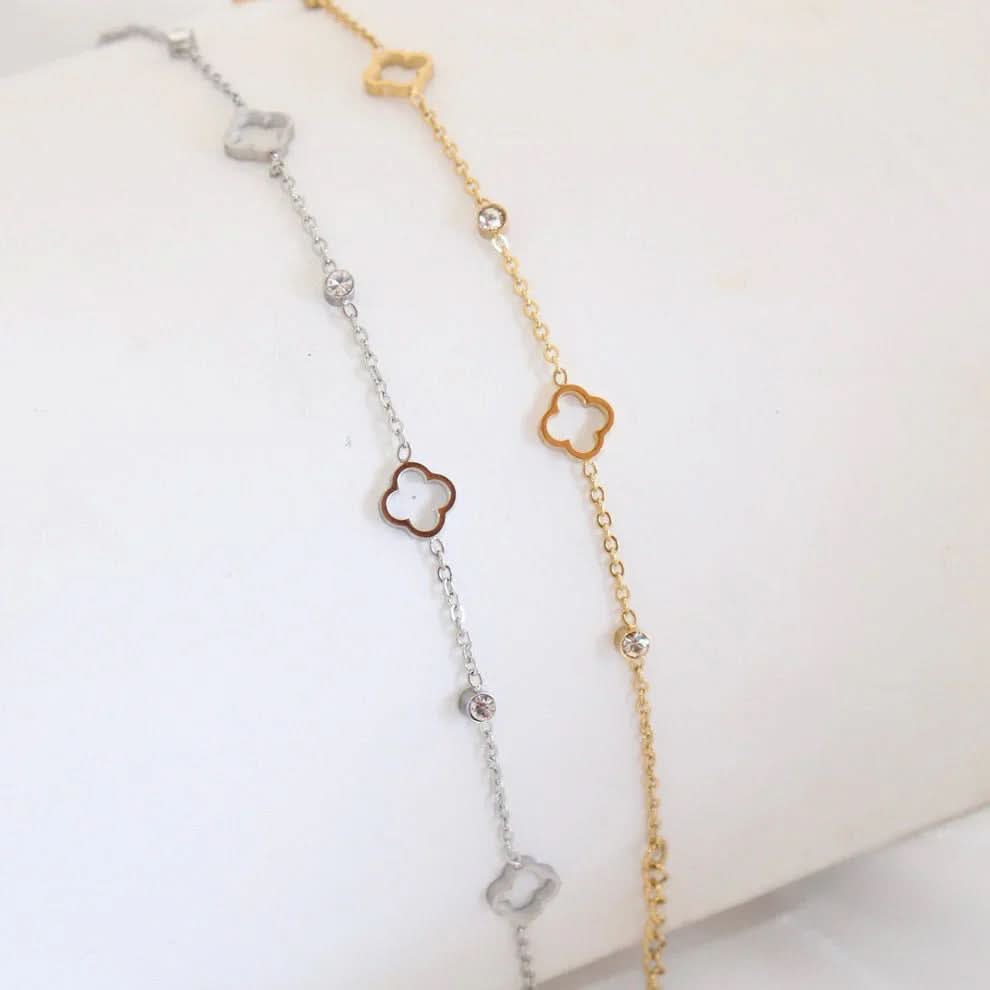 Hollow Out Clover Bracelet - AYUNA